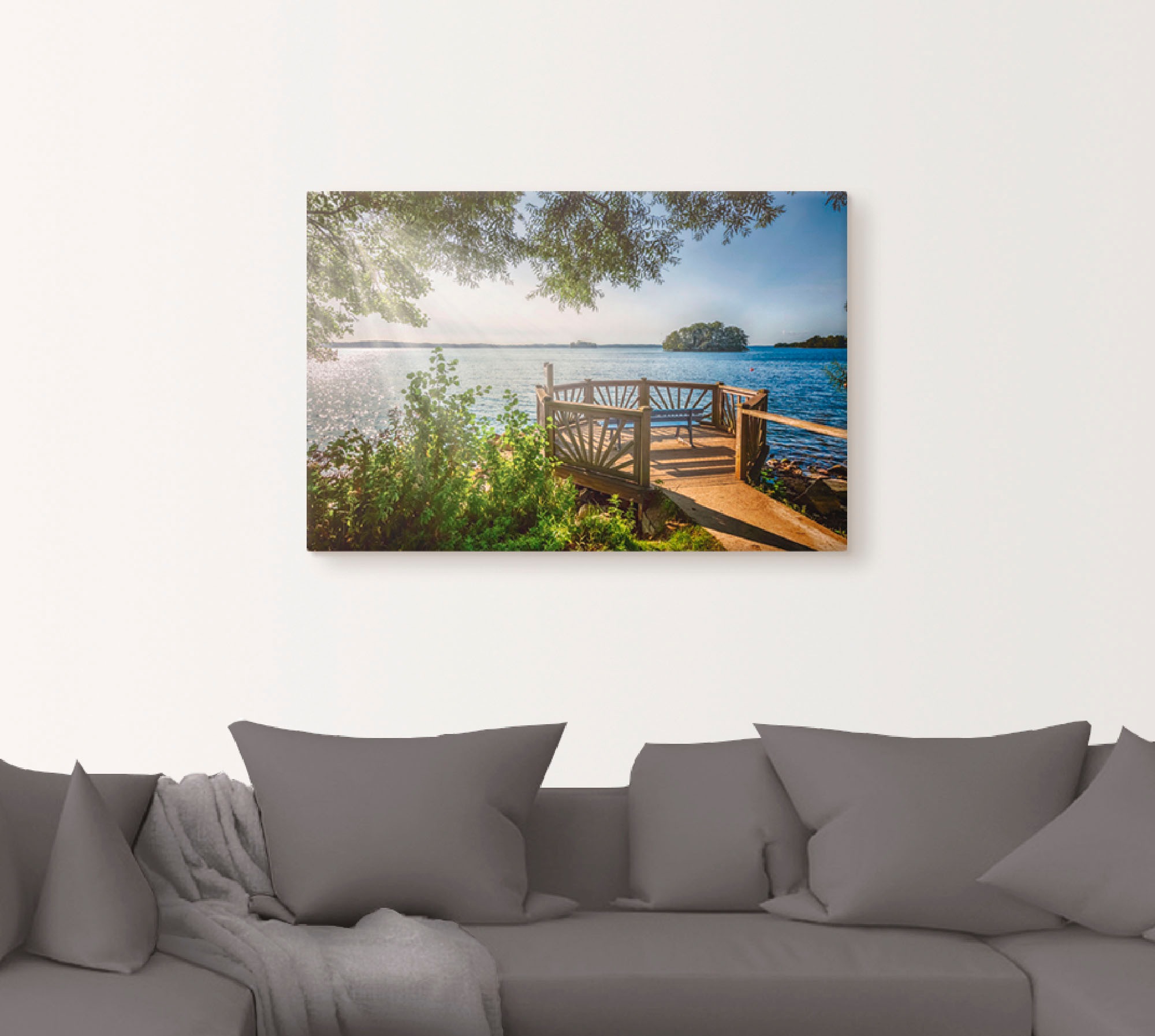 Artland Wandbild "Holsteinsche Schweiz Plöner See" Gewässer 1 Stk. tlg. als günstig online kaufen