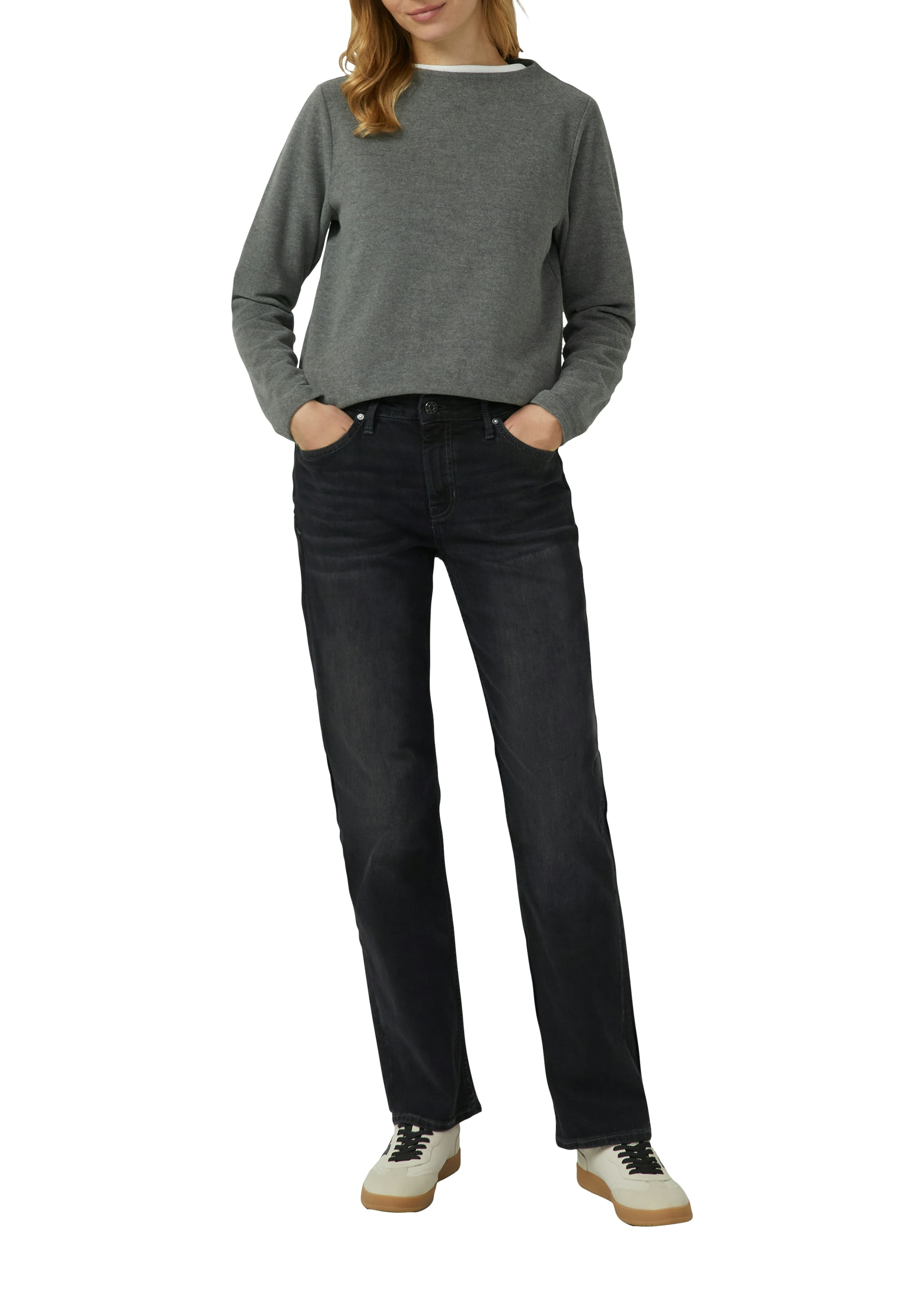 s.Oliver Sweatshirt , mit kleinem Stehkragen/Turtleneck
