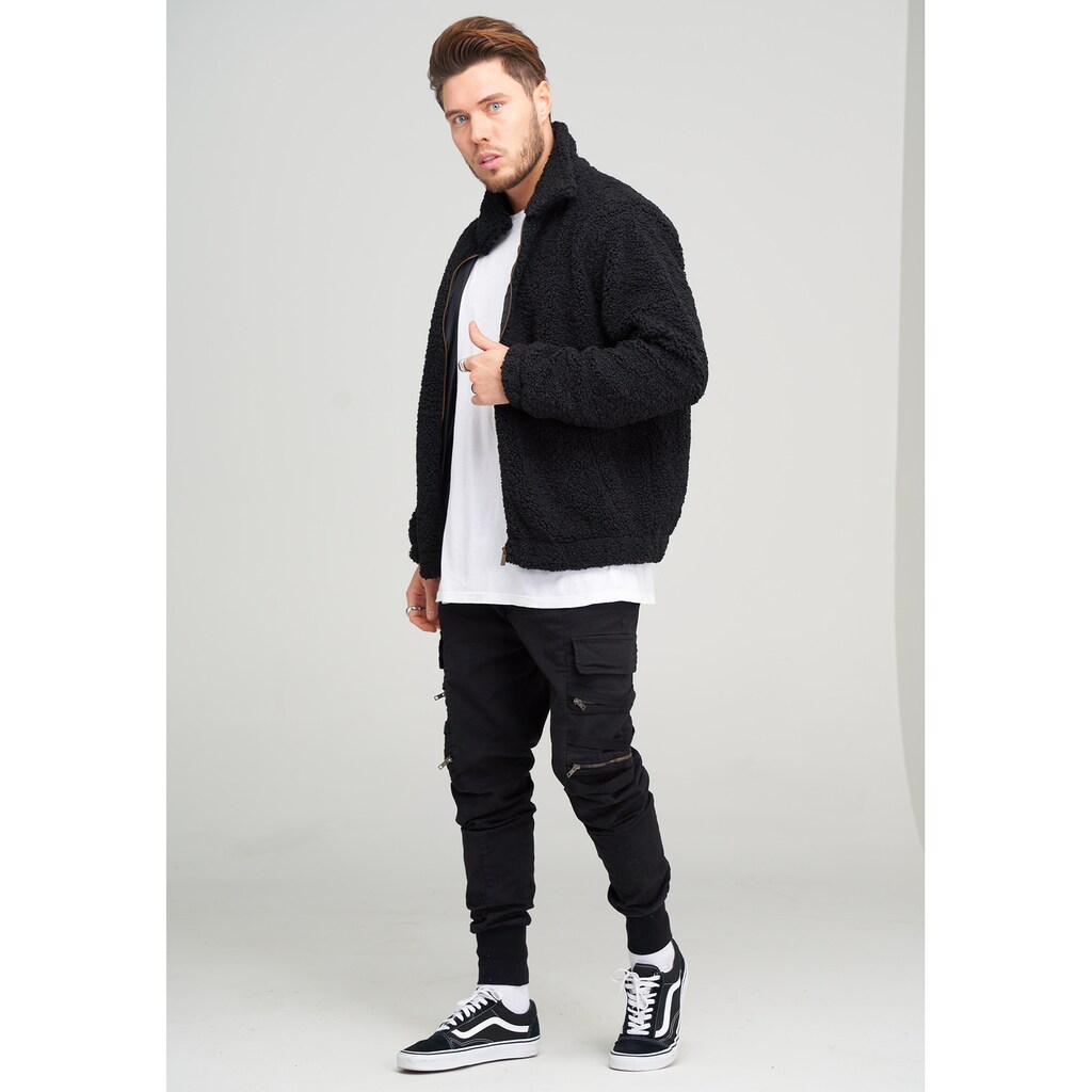 behype Fleecejacke »Bomber«