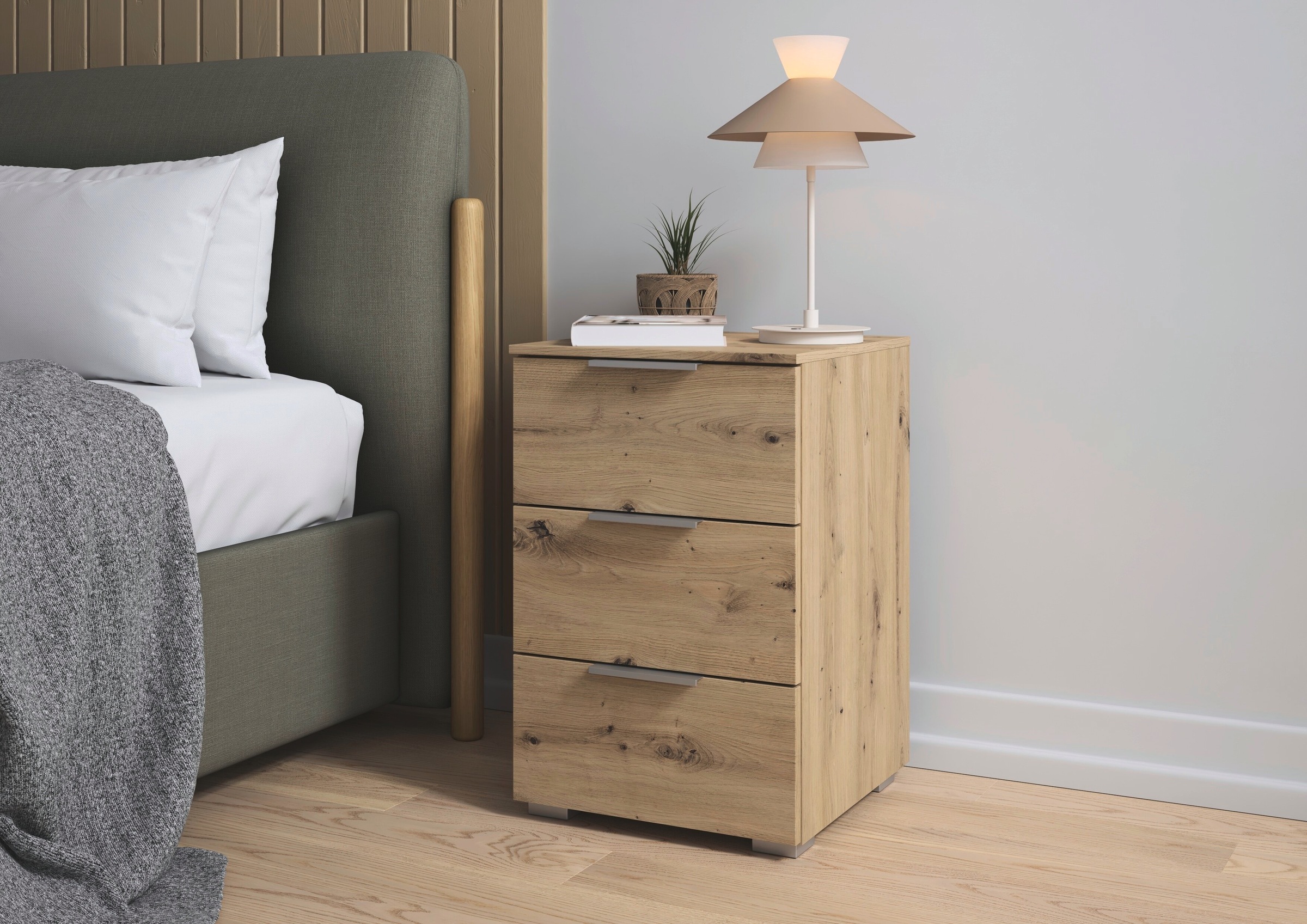 rauch Nachtkommode »Nachttisch Nachtkonsole Nachtschrank ASTANA« Breite 40 cm / Höhe 61 cm, 