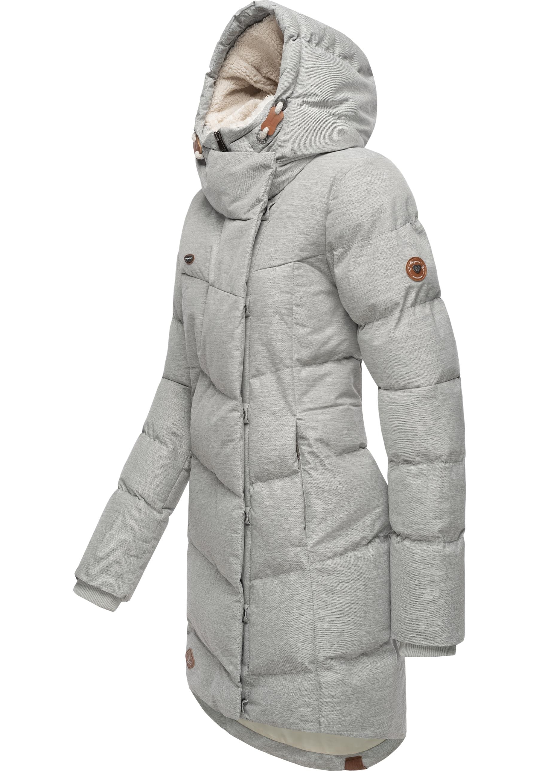 Ragwear Wintermantel »Pavla«, stylischer Winterparka mit Teddyfutter und Kapuze