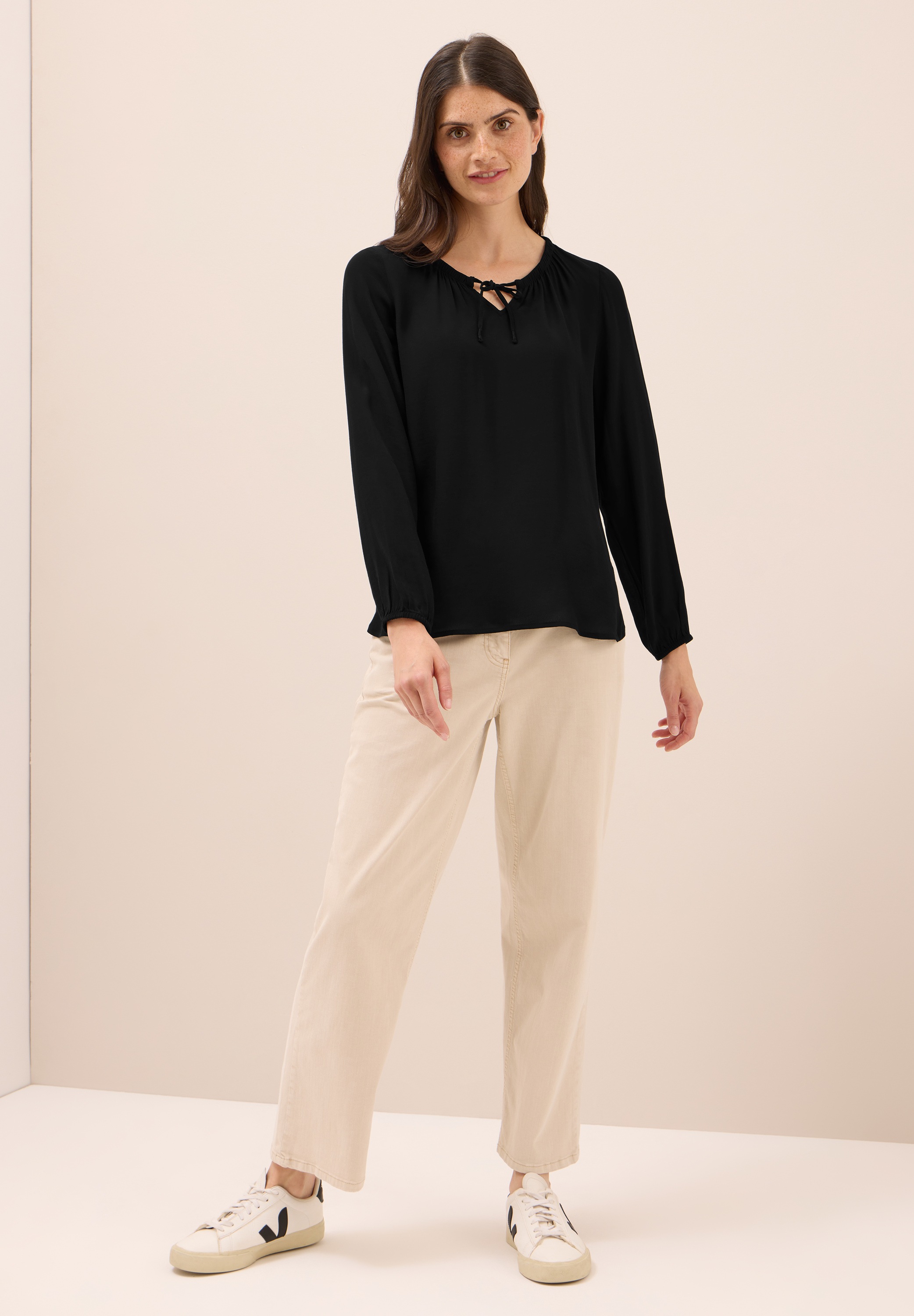 Thumbnail - Cecil Langarmbluse aus softer Viskose