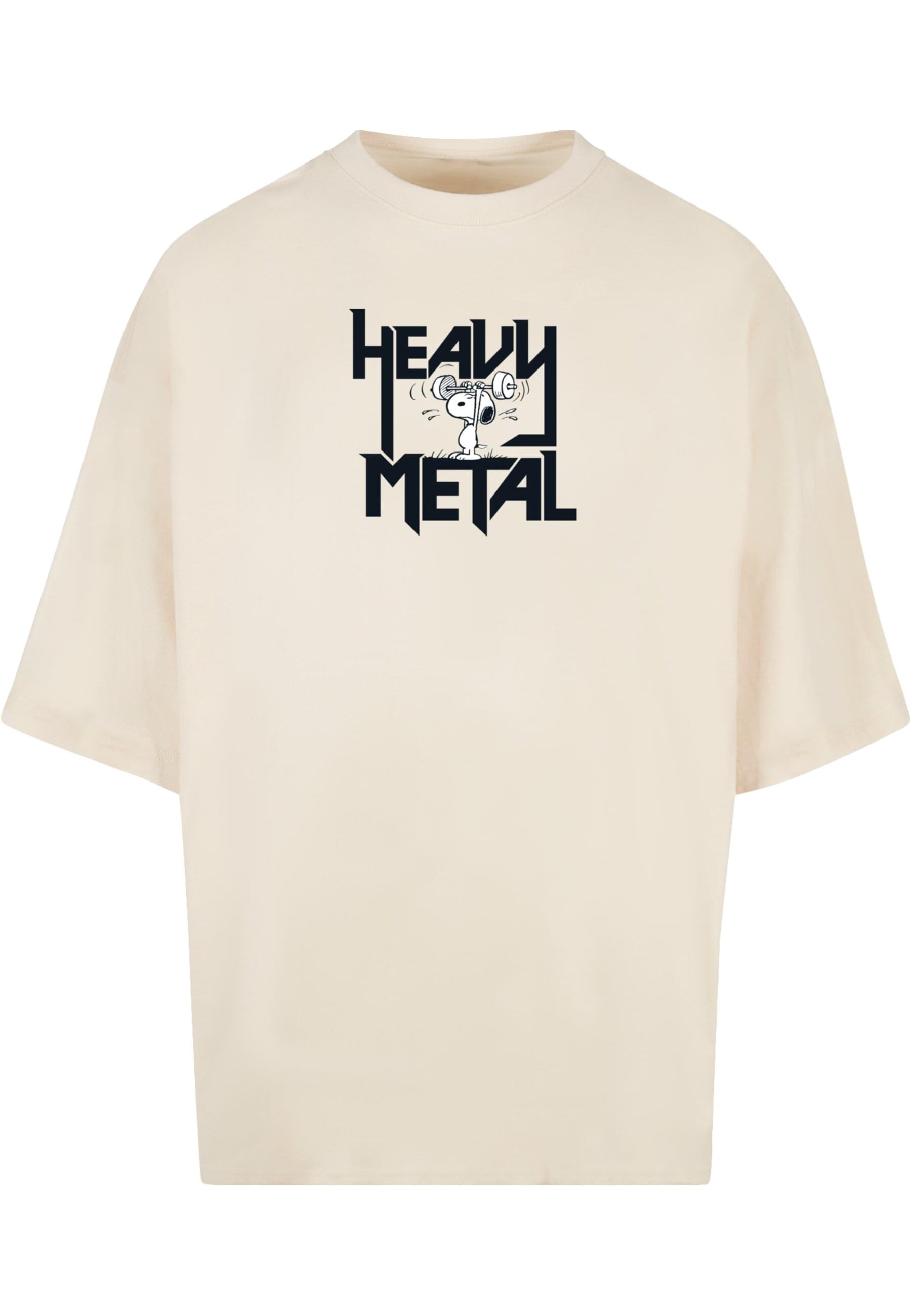 T-Shirt »Merchcode Herren Peanuts - Heavy Metal Huge Tee«, (1 tlg.)