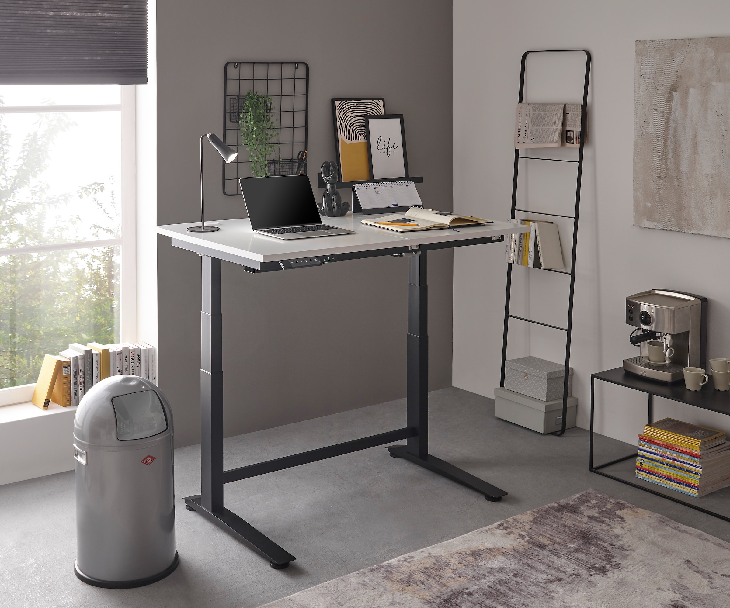 BEGA OFFICE Schreibtisch "Ben" 1 Stk. tlg. elektrisch höhenverstellbarer De günstig online kaufen