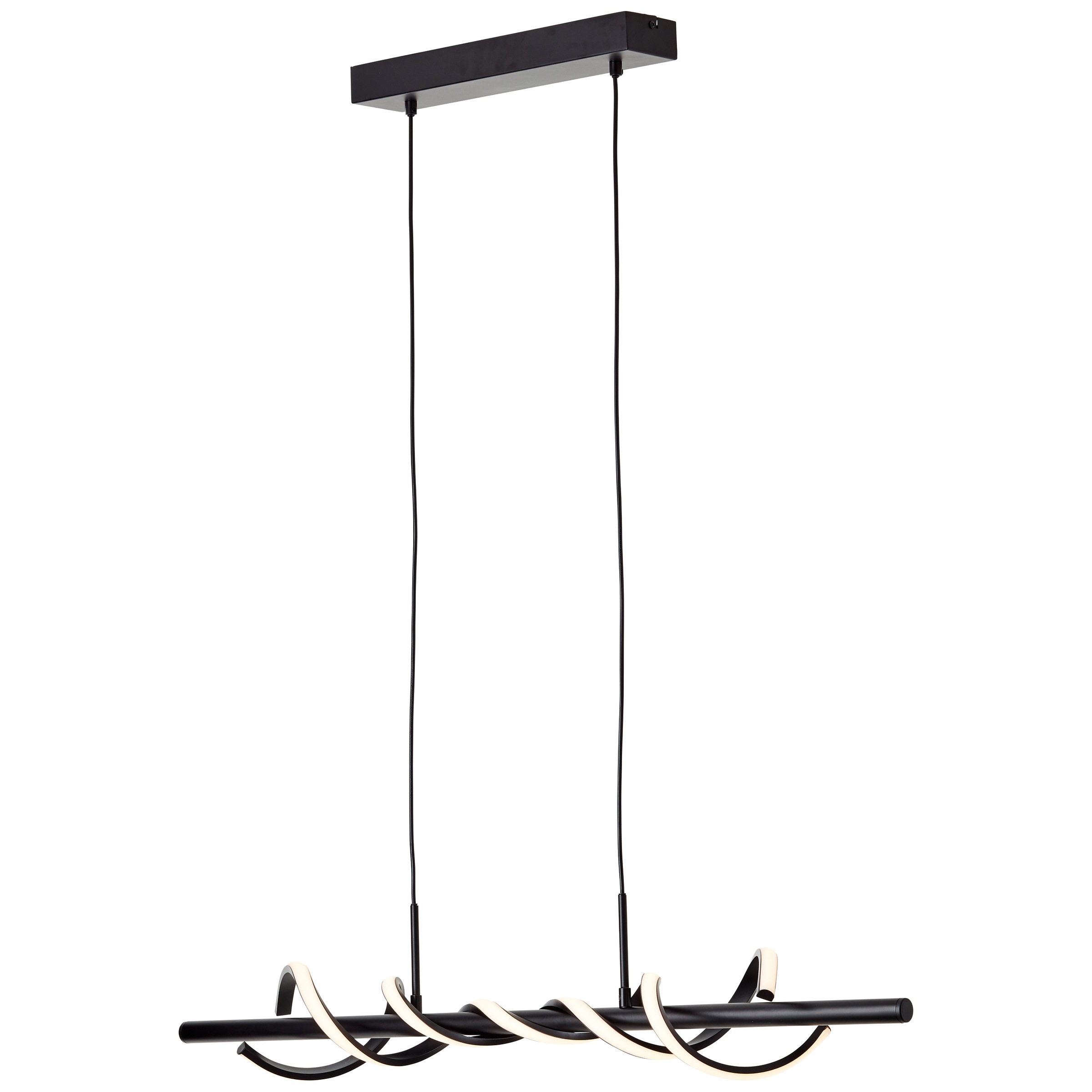 Brilliant LED Pendelleuchte »Amalie«, Höhe 150 cm, 2600 lm, kürzbar, Metall/Kunststoff, schwarz
