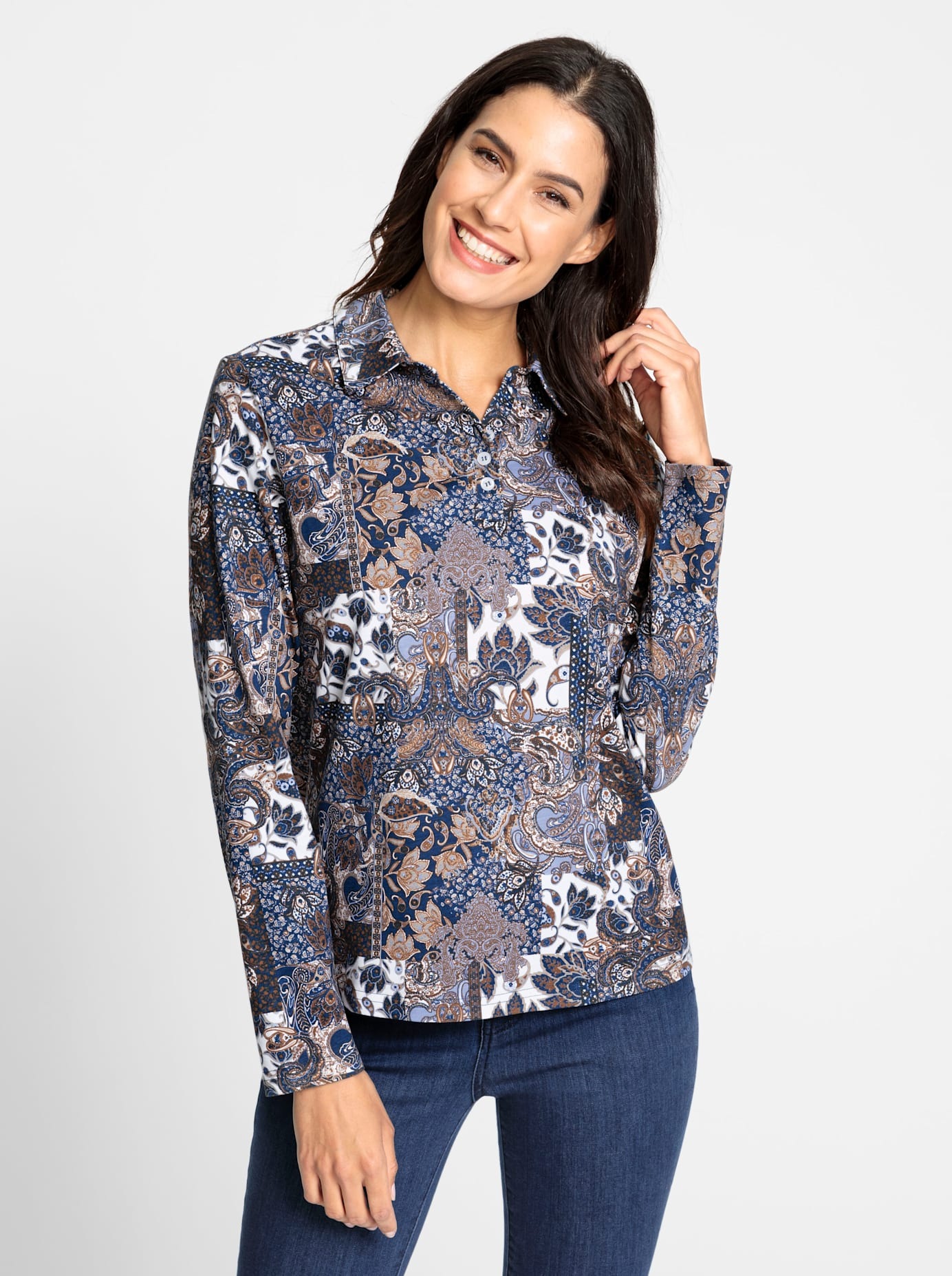 Inspirationen Poloshirt "Shirt" 1 Stk. tlg. günstig online kaufen