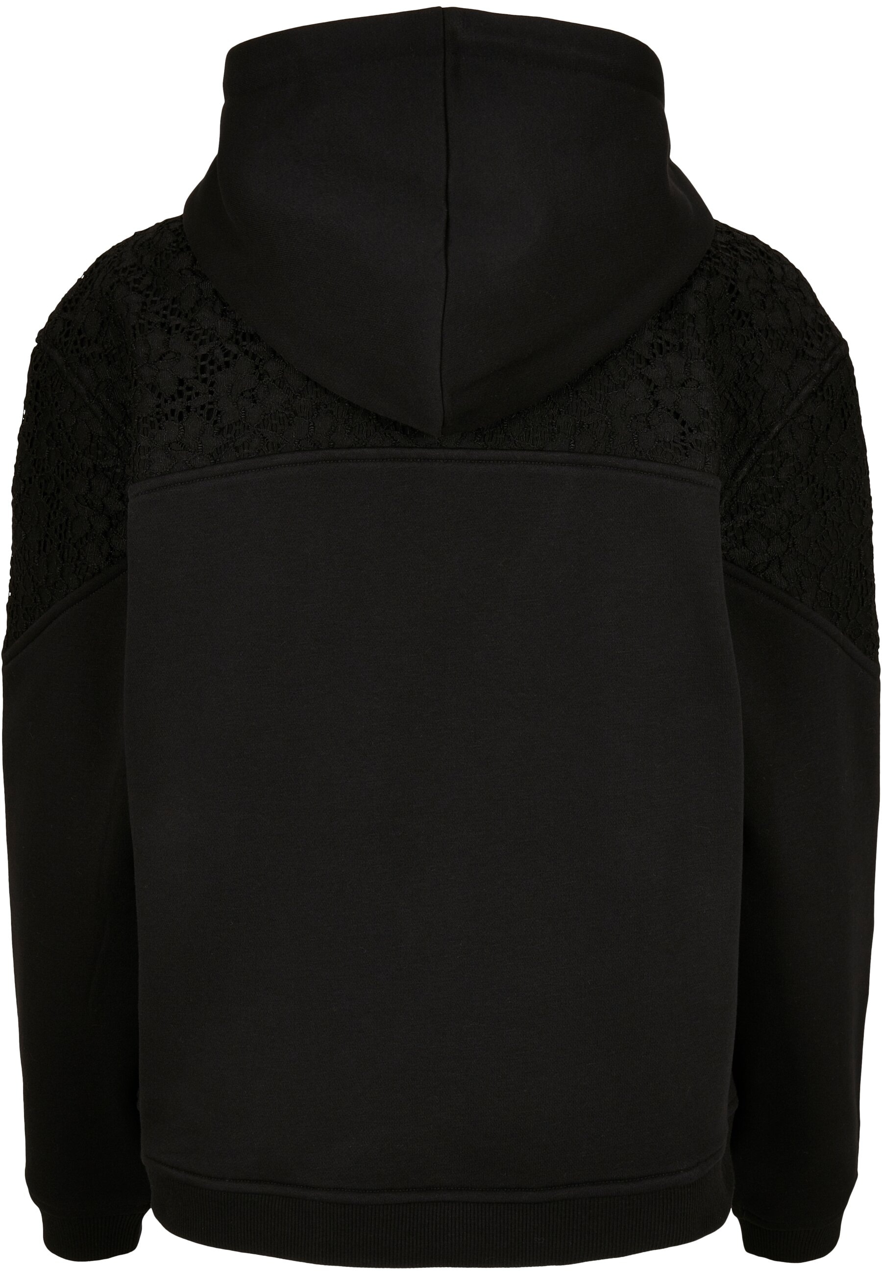 URBAN CLASSICS Kapuzenpullover »Urban Classics Damen Ladies Lace Inset Hoody«, (1 tlg.)