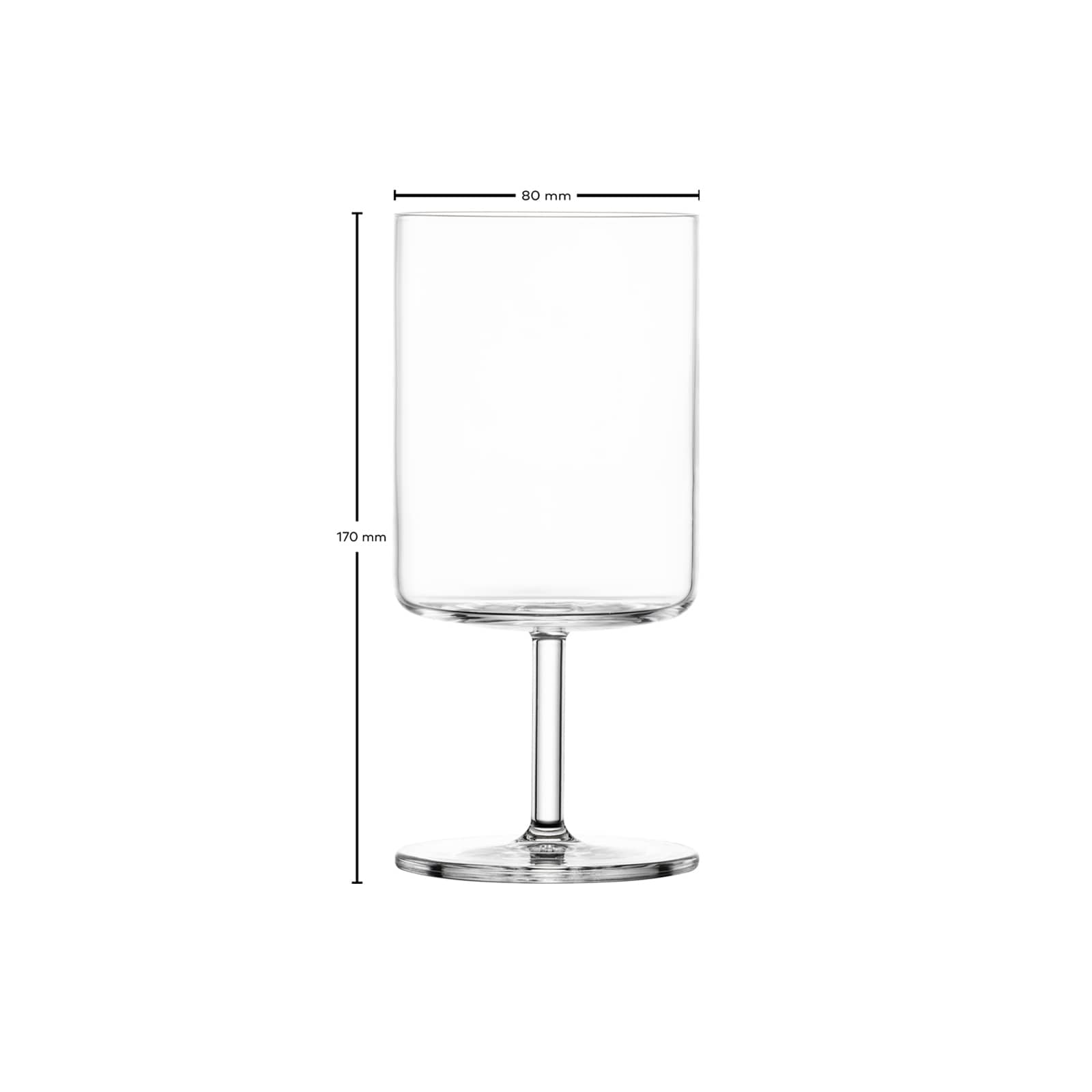SCHOTT-ZWIESEL Rotweinglas »Wassergläser Modo 179 ml 4er Set transparent«