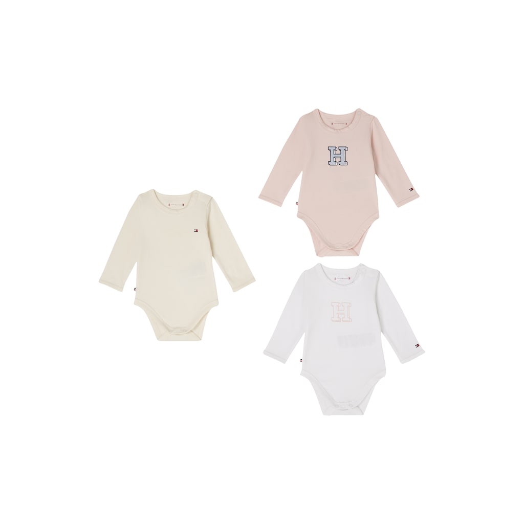 Tommy Hilfiger Neugeborenen-Geschenkset »BABY 3 PACK GIFTBOX«, (Set, 3er), mit Logo-Stickerei