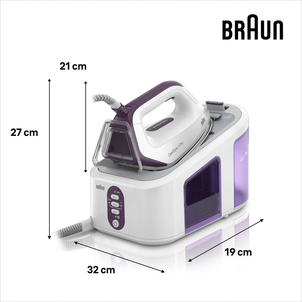 Braun Dampfbügelstation »CareStyle 3 IS3155VI«