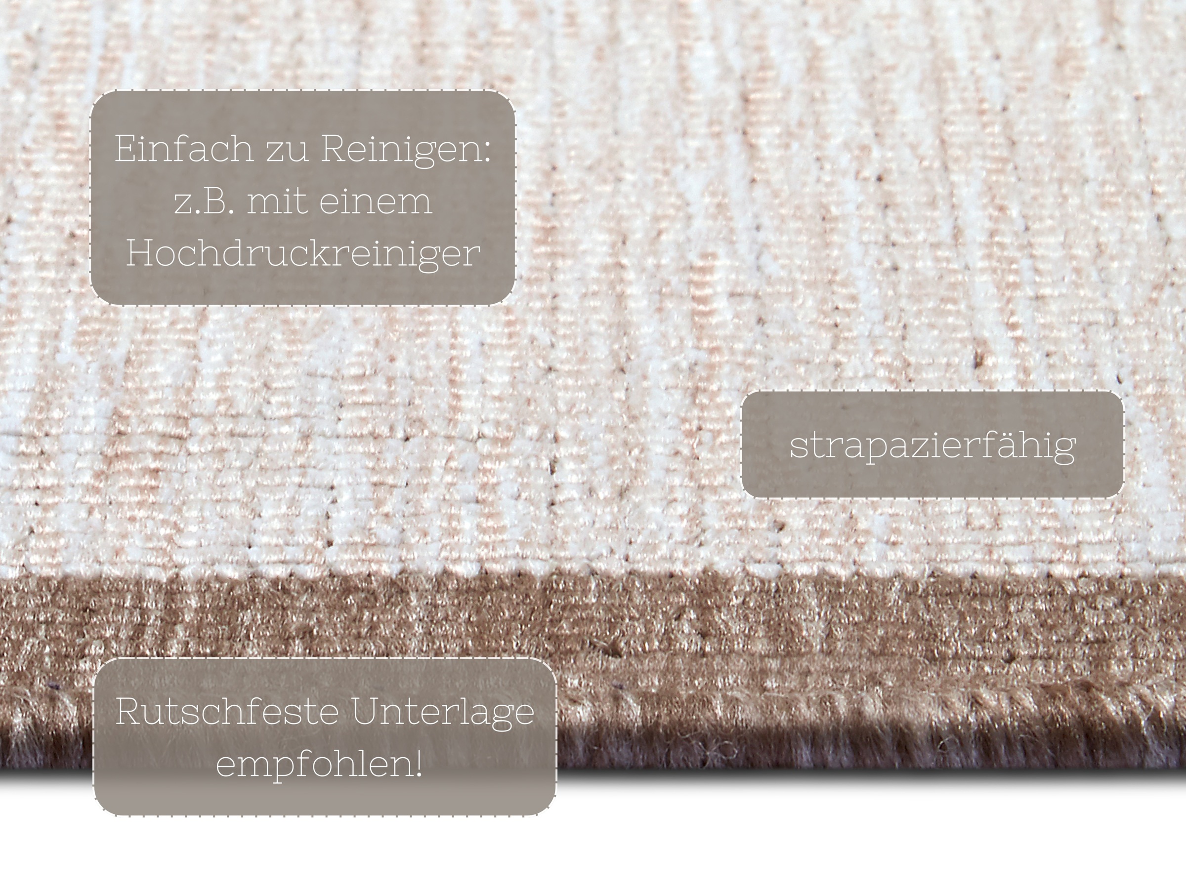 HANSE Home Teppich »Panama Wendeteppich«, rechteckig, 5 mm Höhe, In-& Outdoor, Wetterfest, Balkon, Läufer, Wohnzimmer, Wasserfest