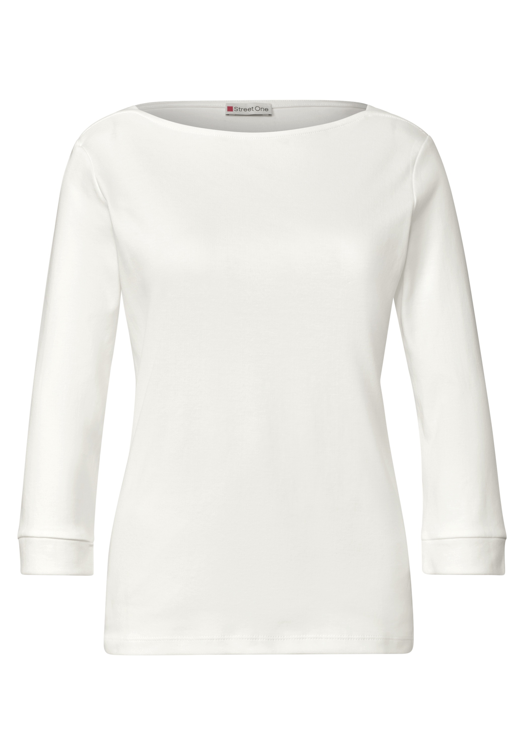 STREET ONE Langarmshirt mit U-Boot-Ausschnitt