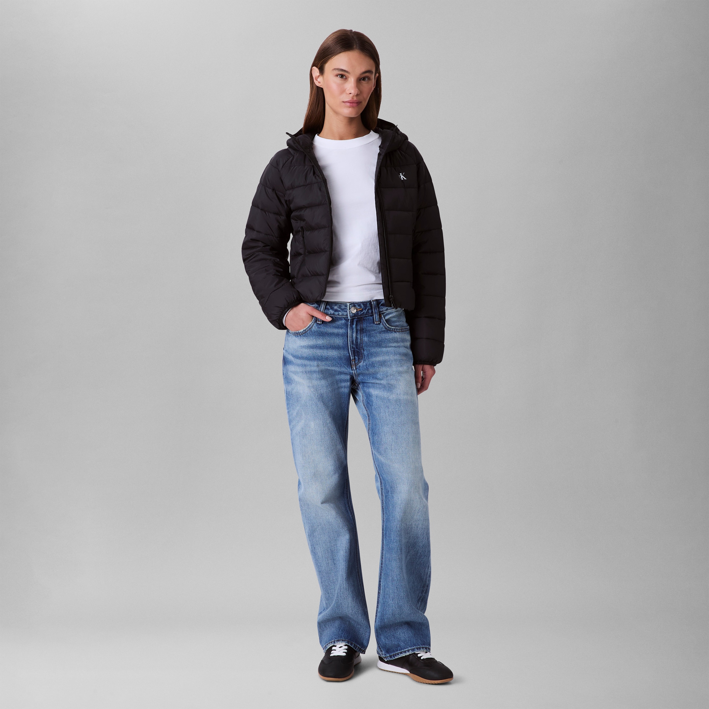 Calvin Klein Jeans Steppjacke »LGHTWGHT QLTD JCKT P«, mit Kapuze, Mit Rundhalsausschnitt