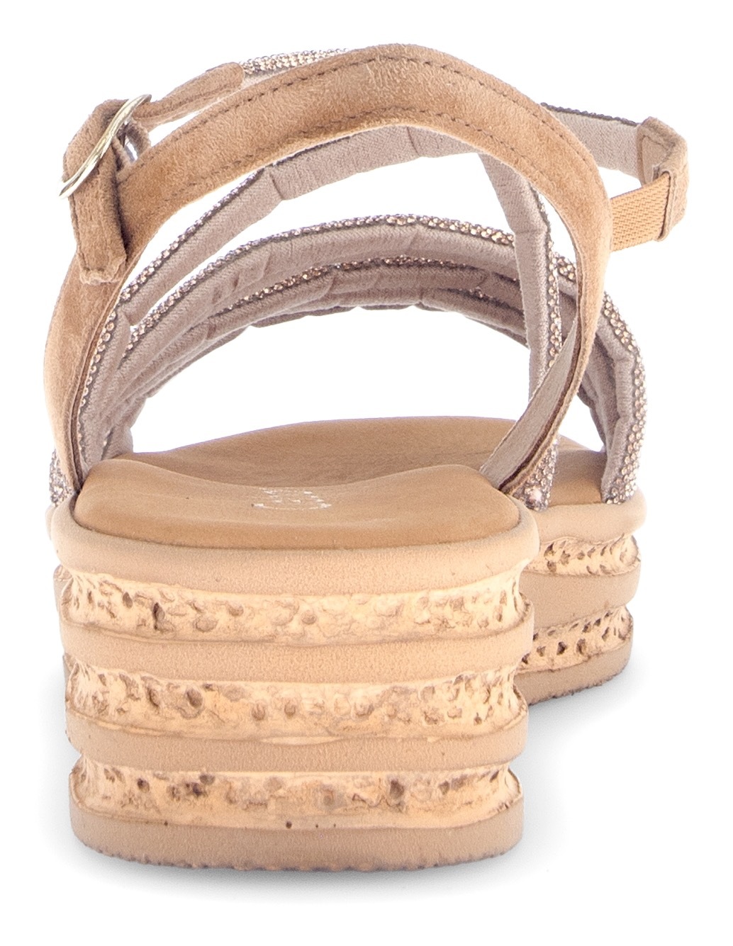 Gabor Keilsandalette, Plateau, Sommerschuh, Riemchensandale in funkelnder O günstig online kaufen