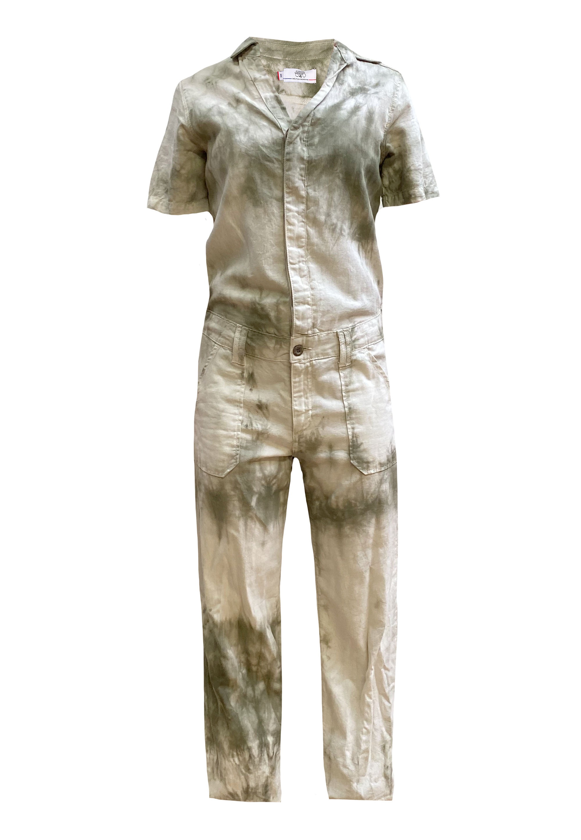Le Temps Des Cerises Jumpsuit »WAGGA«, in trendigem Batik-Design