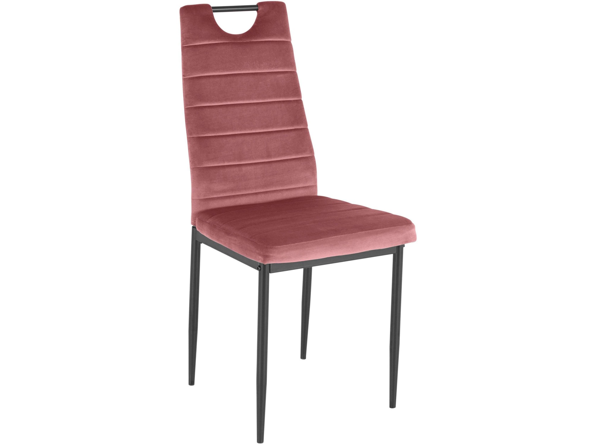 INOSIGN Essgruppe »Silvi-Mandy«, (Set, 5 tlg., Set 110 cm), Glastisch 110x110 cm mit 4 Stühlen (Veloursstoff), Gestell aus Metall