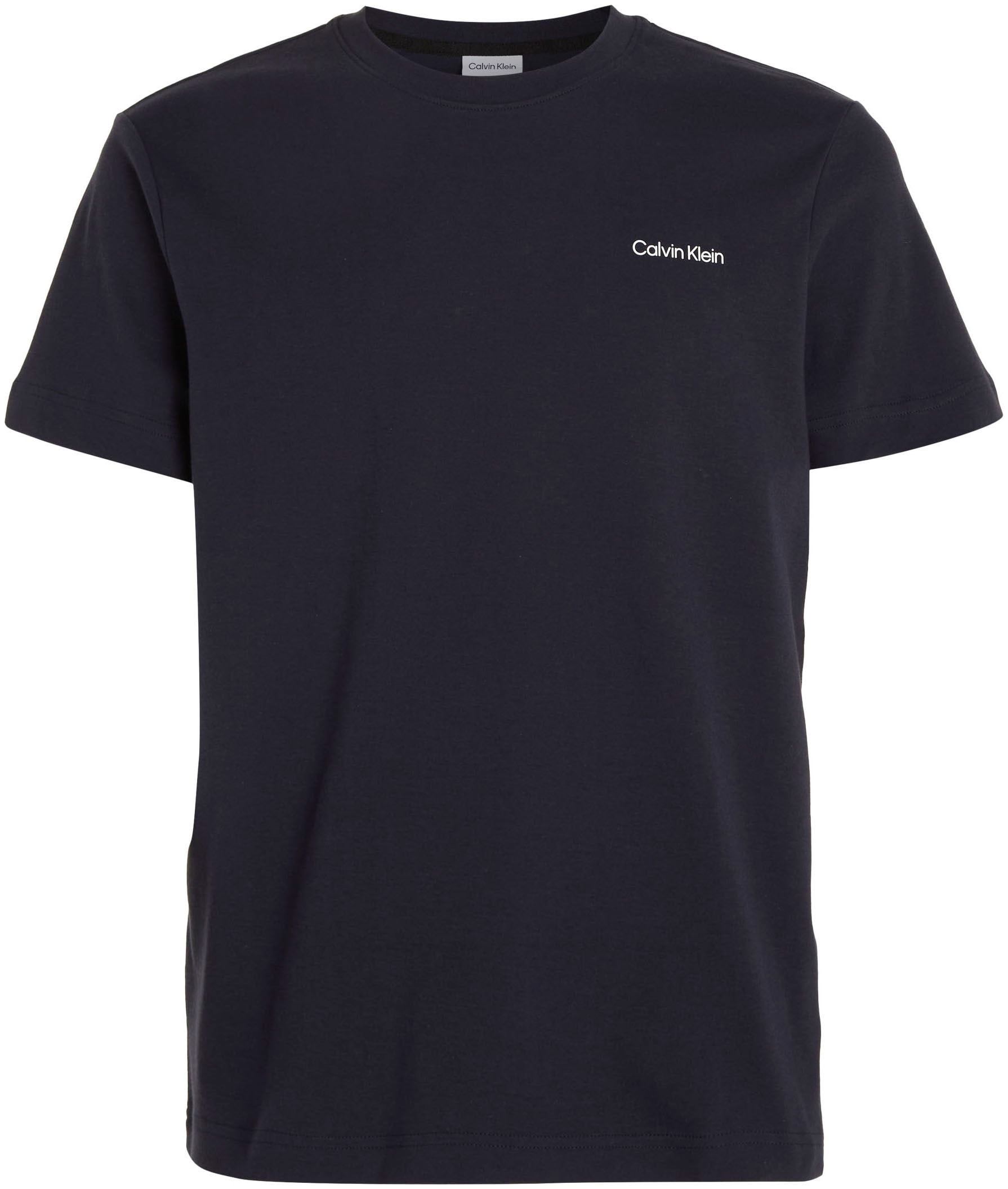 Calvin Klein T-Shirt »MICRO LOGO INTERLOCK T-SHIRT«, mit Calvin Klein Logo auf der Brust