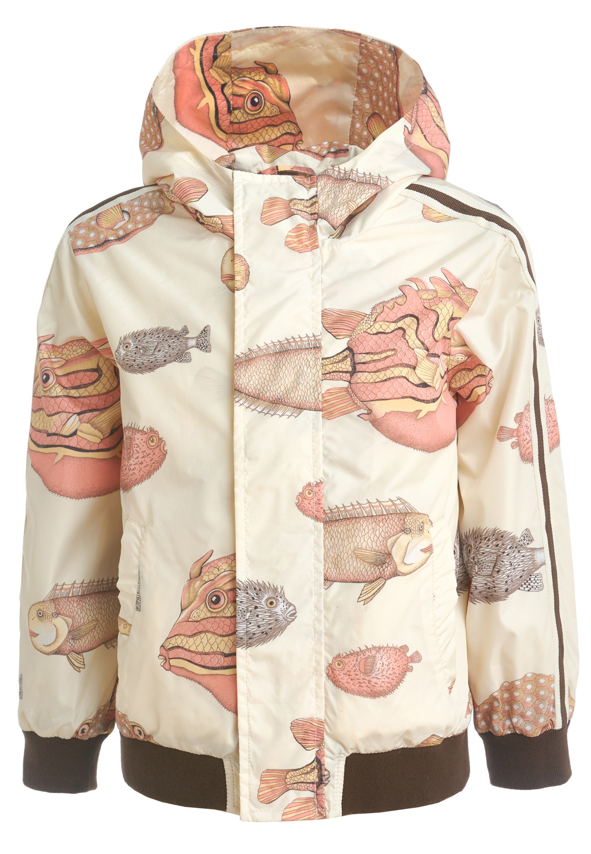 Kapuze Rechnung | stylischem mit Gulliver BAUR bestellen auf Outdoorjacke, und Print