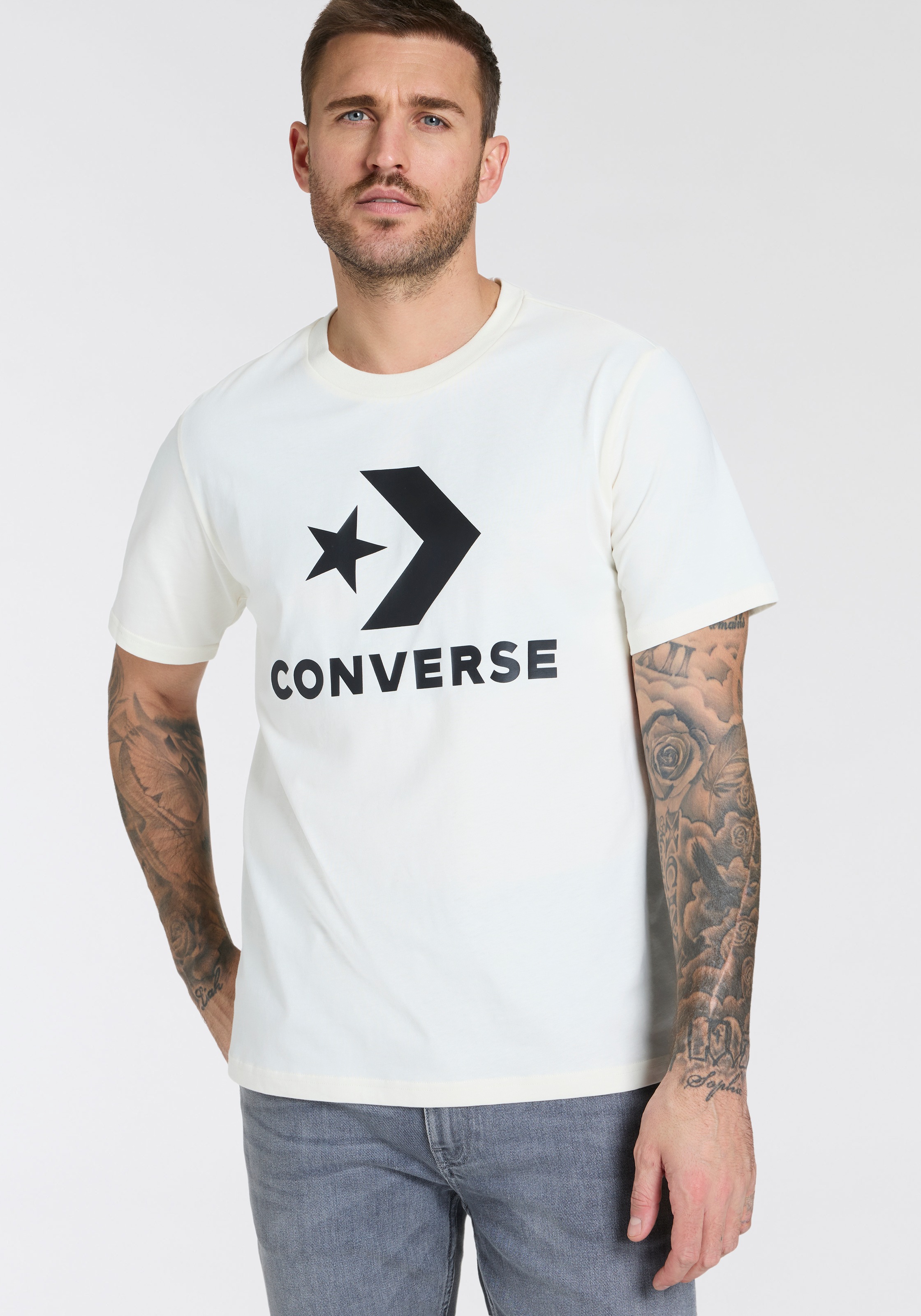 Converse T-Shirt "Unisex GO-TO STAR CHEVRON LOGO STANDARD-FIT", Unisex günstig online kaufen