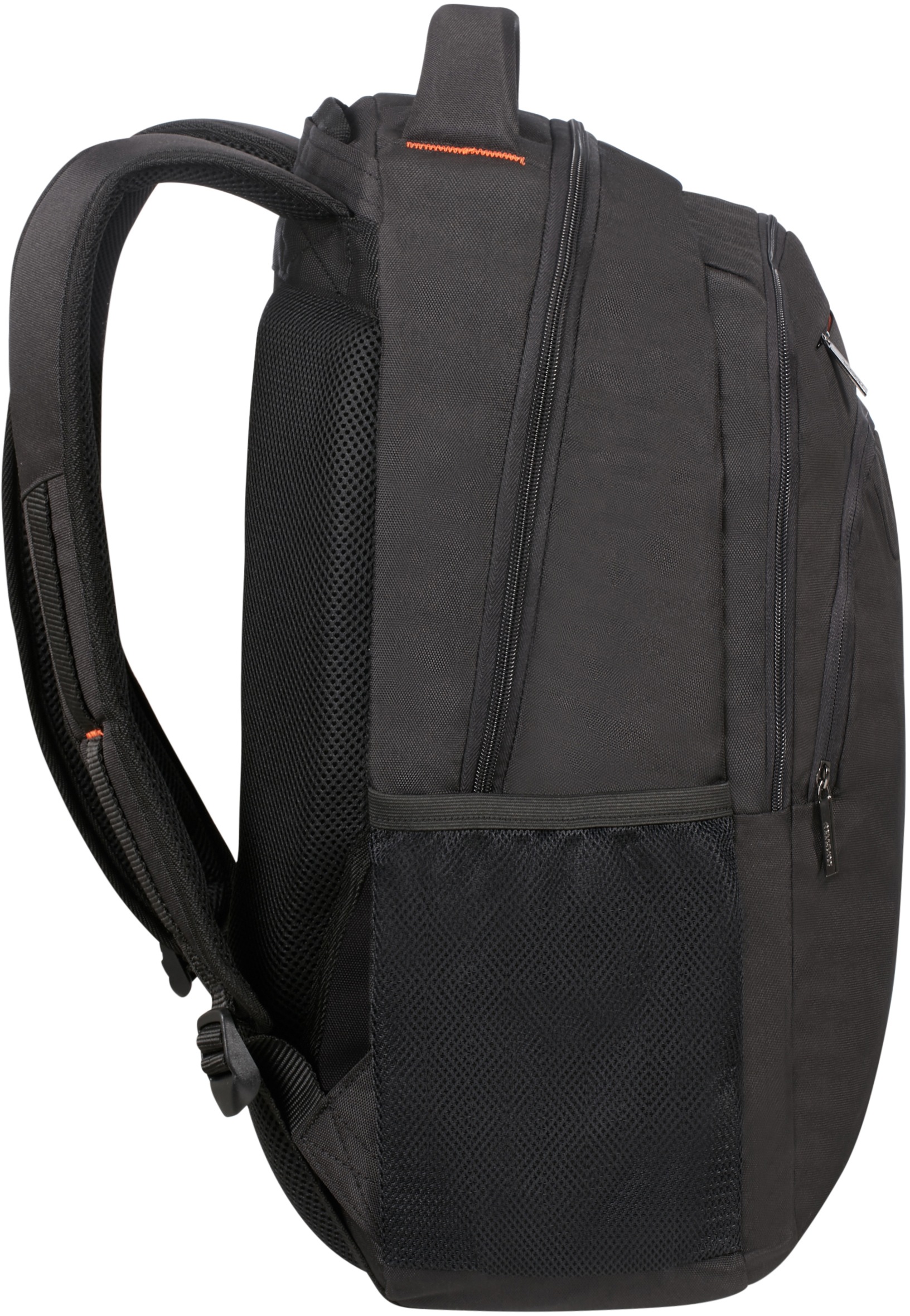American Tourister® Laptoprucksack »AT WORK 17.3, black/orange«, Kinderreisekoffer Kindertrolley Handgepäck Hartschalenkoffer