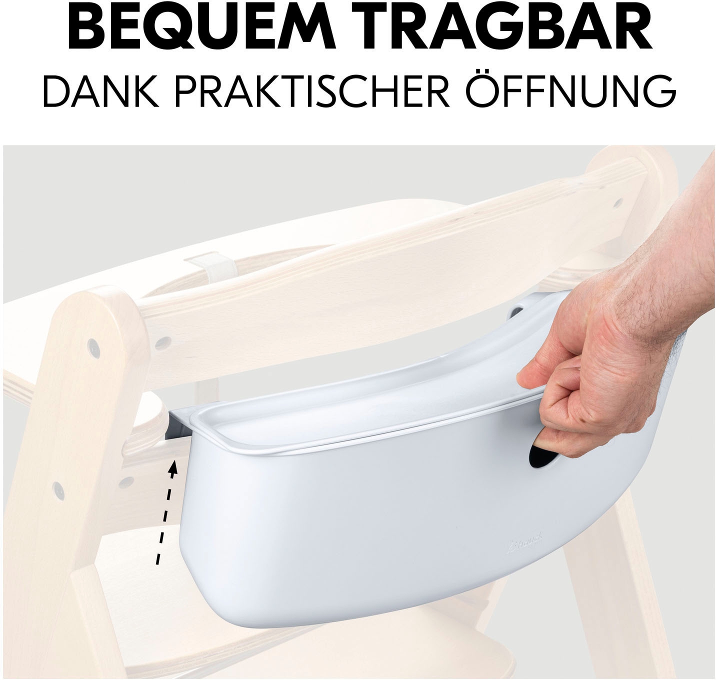 Hauck Aufbewahrungsbox »Highchair Box S, white«, für Hochstühle