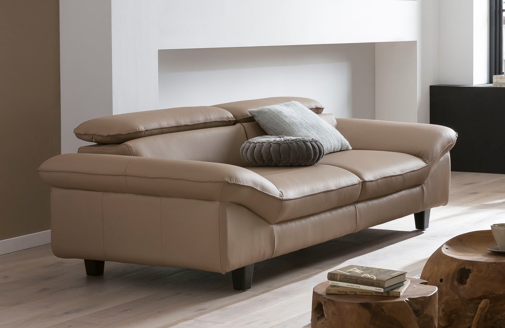 Home affaire 2-Sitzer "Pilot", Big-Sofa mit Kopfteilverstellung günstig online kaufen
