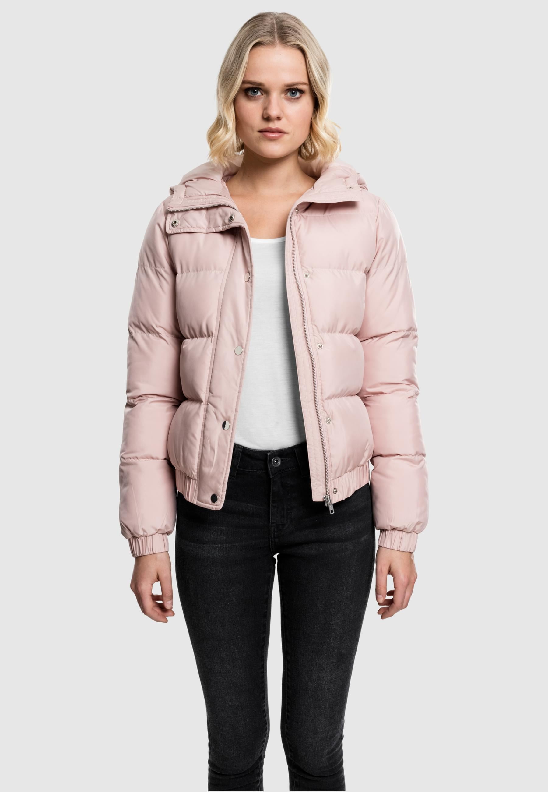 URBAN CLASSICS Winterjacke »Urban Classics Damen Ladies Hooded Puffer Jacket«, (1 St.), mit Kapuze