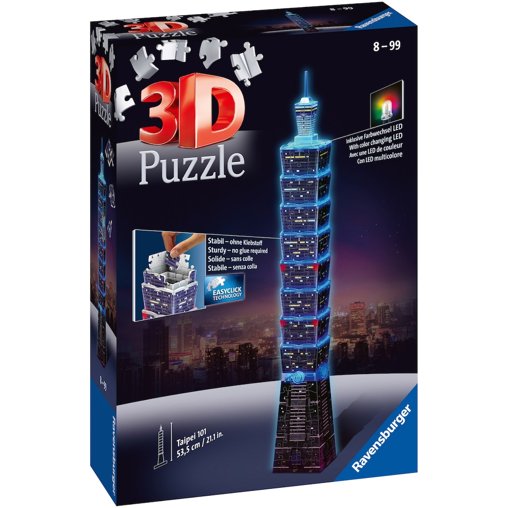 Ravensburger 3D-Puzzle »Taipei 101 bei Nacht«