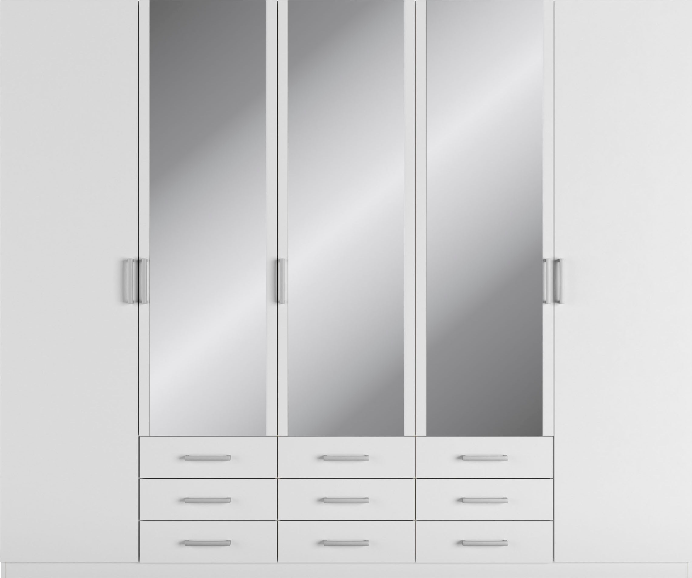 Thumbnail - priess Kleiderschrank "Amsterdam, viel Stauraum durch viele Schubkästen" mit oder ohne LED-Beleuchtung