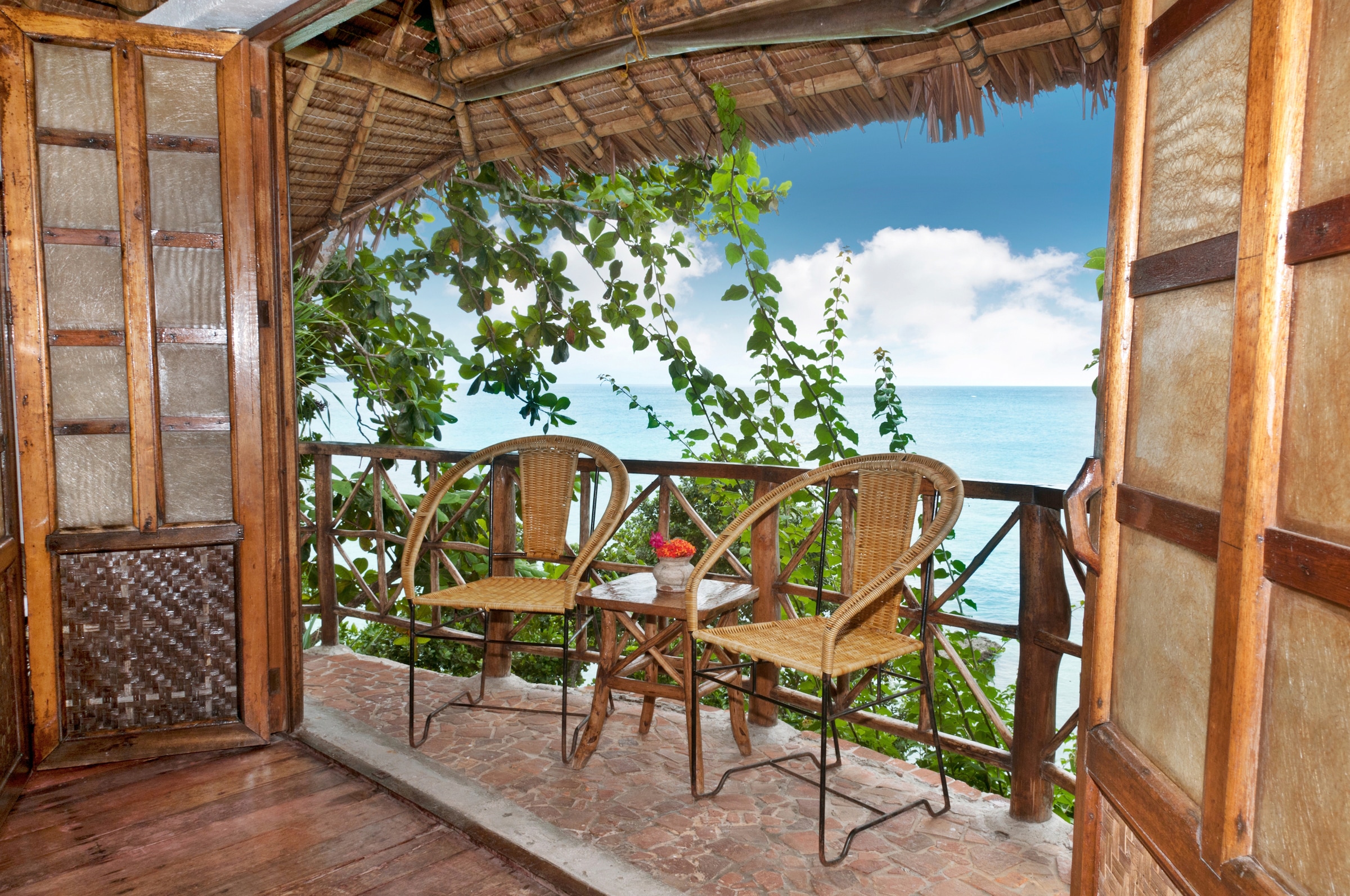 Papermoon Fototapetas »TERRASSE-SEE MEER STRAND ...