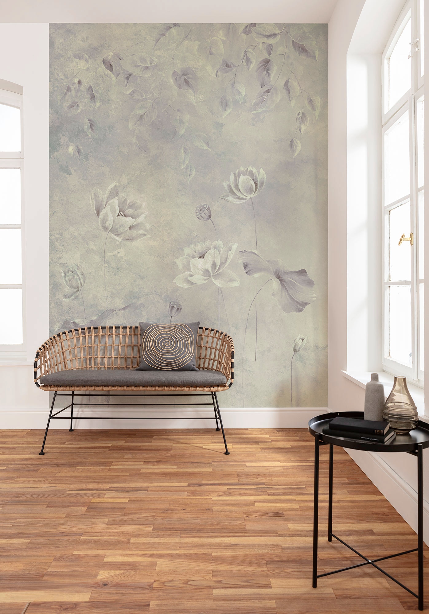 Komar Vliestapete »Digitaldruck Vlies - Water Lily - Größe 200 x 280 cm«, bedruckt, Wohnzimmer, Schlafzimmer