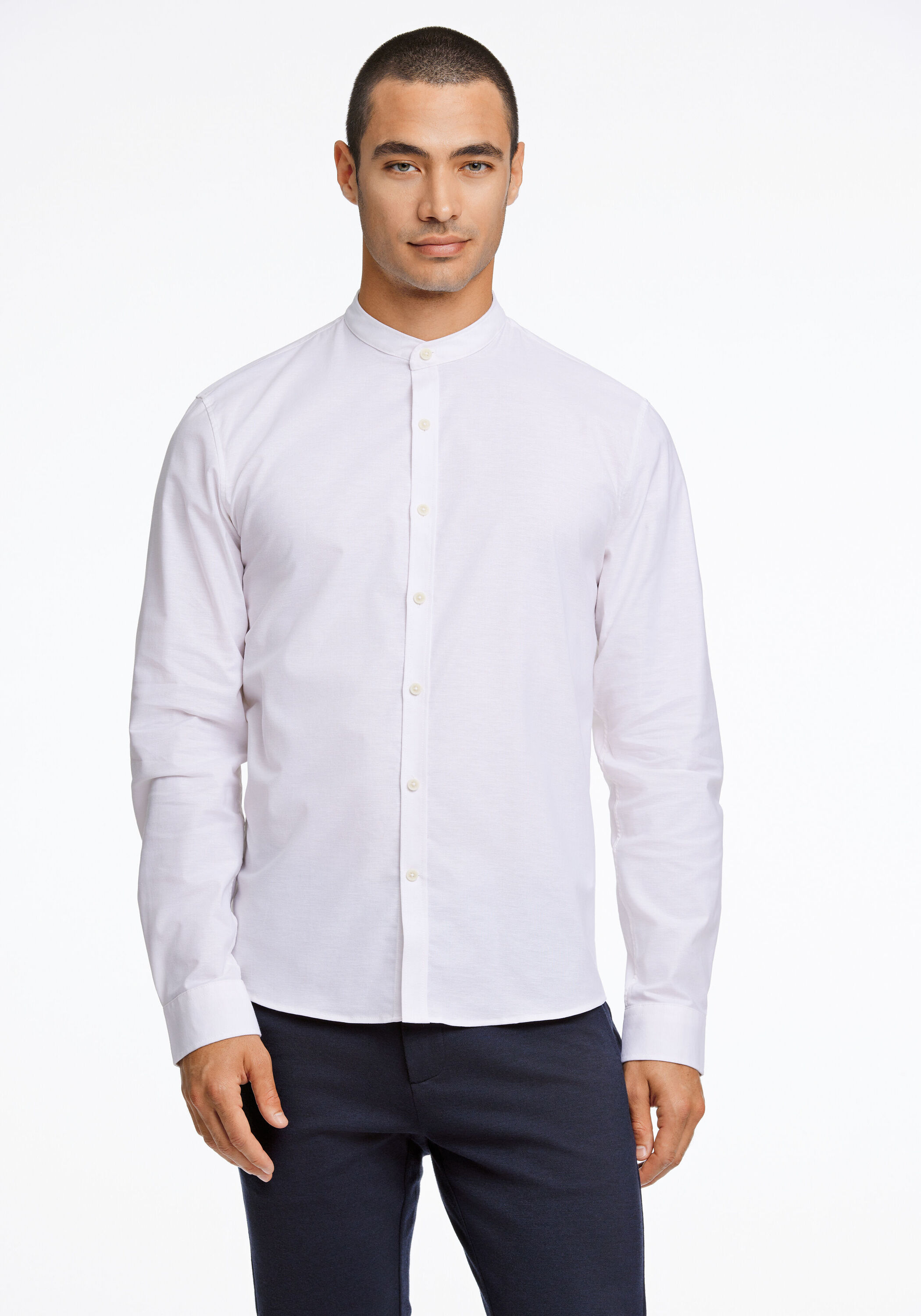 LINDBERGH Businesshemd "Oxford-Hemd (Langarm) Slim Fit"