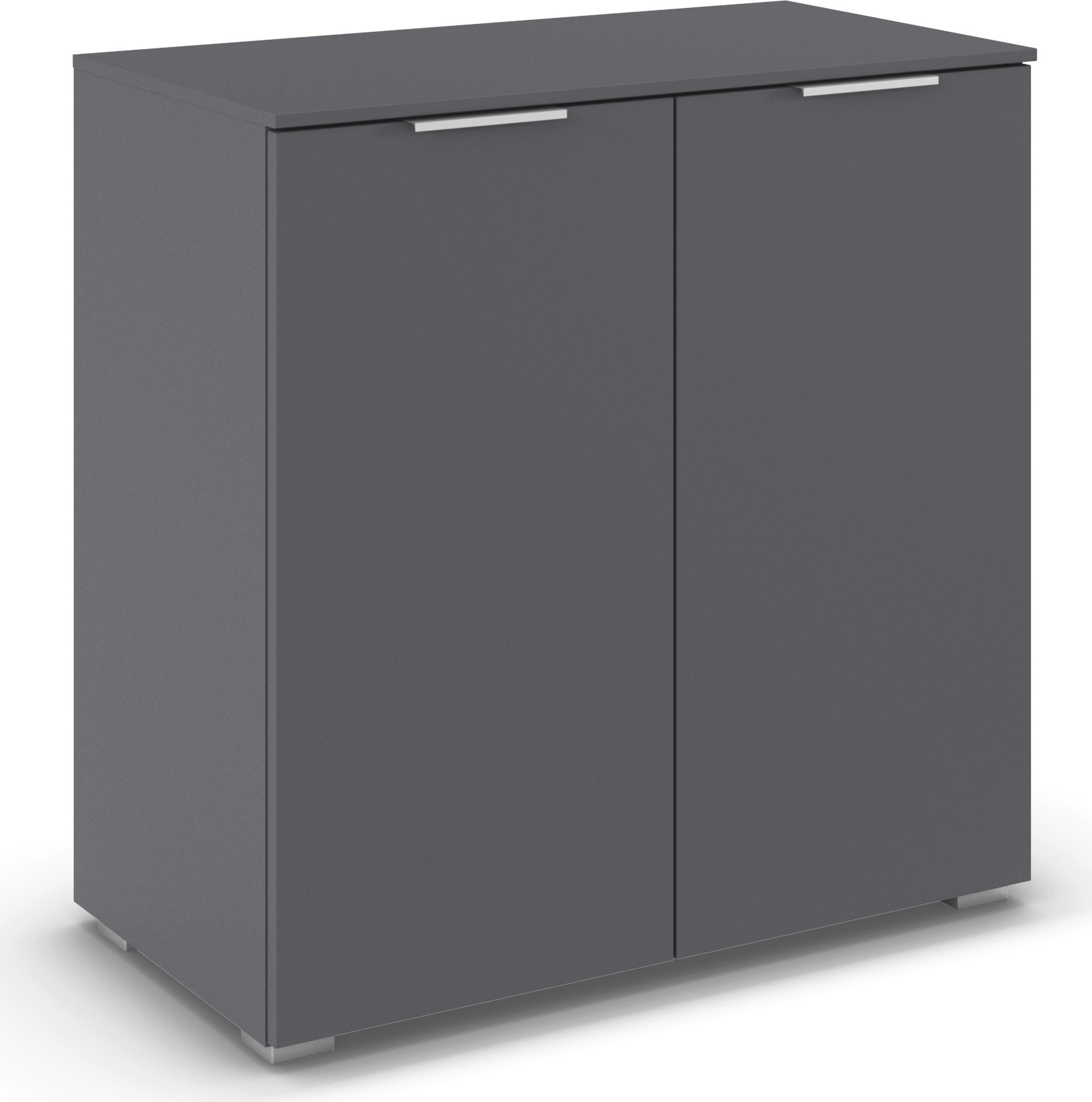 rauch Sideboard »Türkommode Kommode Highboard ASTANA« Breite 80 cm / Höhe 81 cm, mit 2 Einlegeböden,  mit 2 Türen, verstellbaren Böden und viel Stauraum MADE IN GERMANY