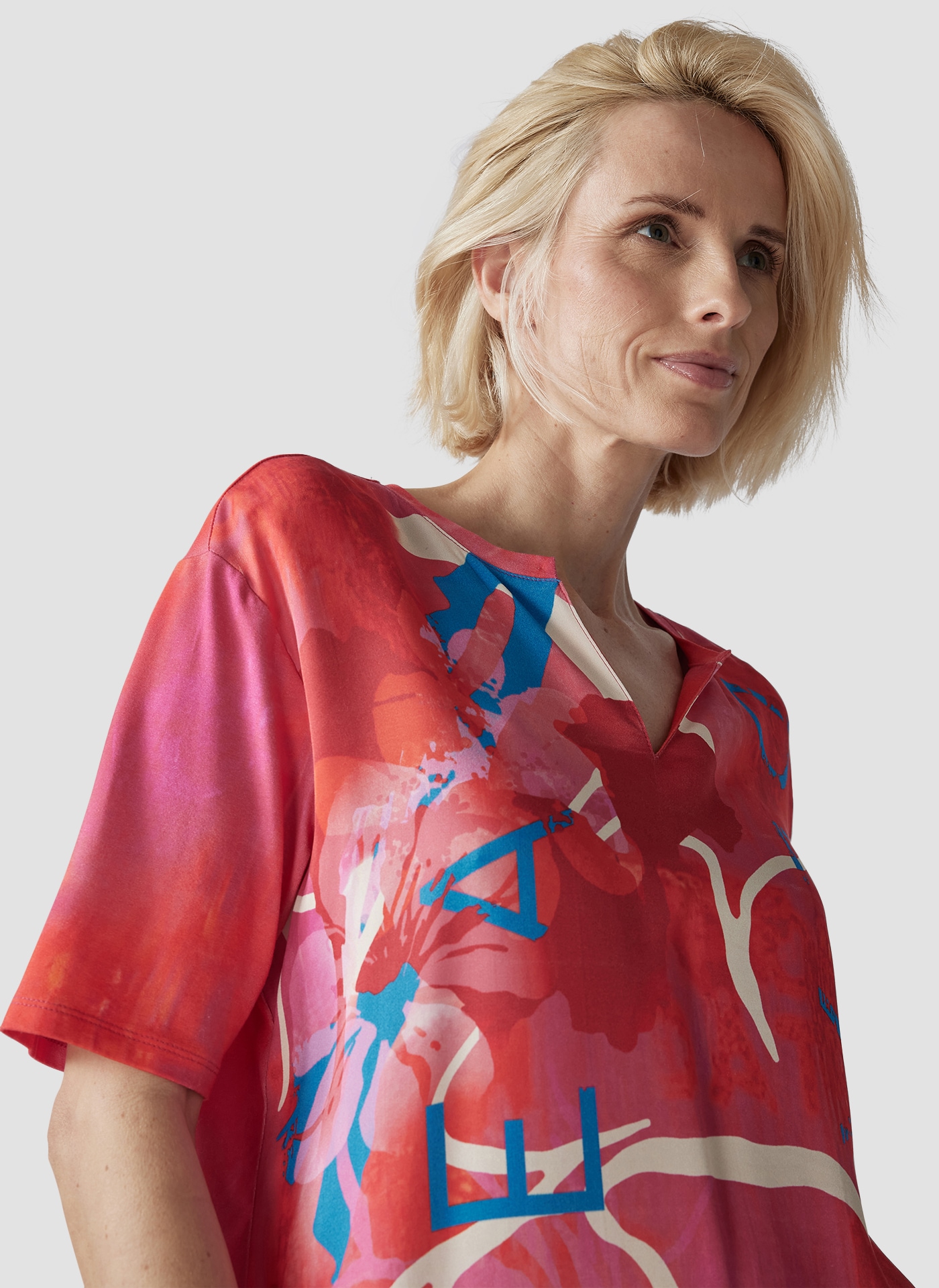 LeComte Print-Shirt »LeComte Farbenfrohes T-Shirt mit grafischem Muster«