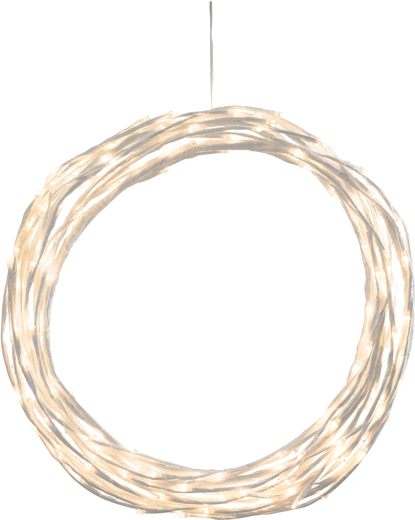 KONSTSMIDE LED-Lichterkette »Weihnachtsdeko aussen«, variabel als Lichterkranz/Lichtergirlande, weiß, 240 warm weiße Dioden