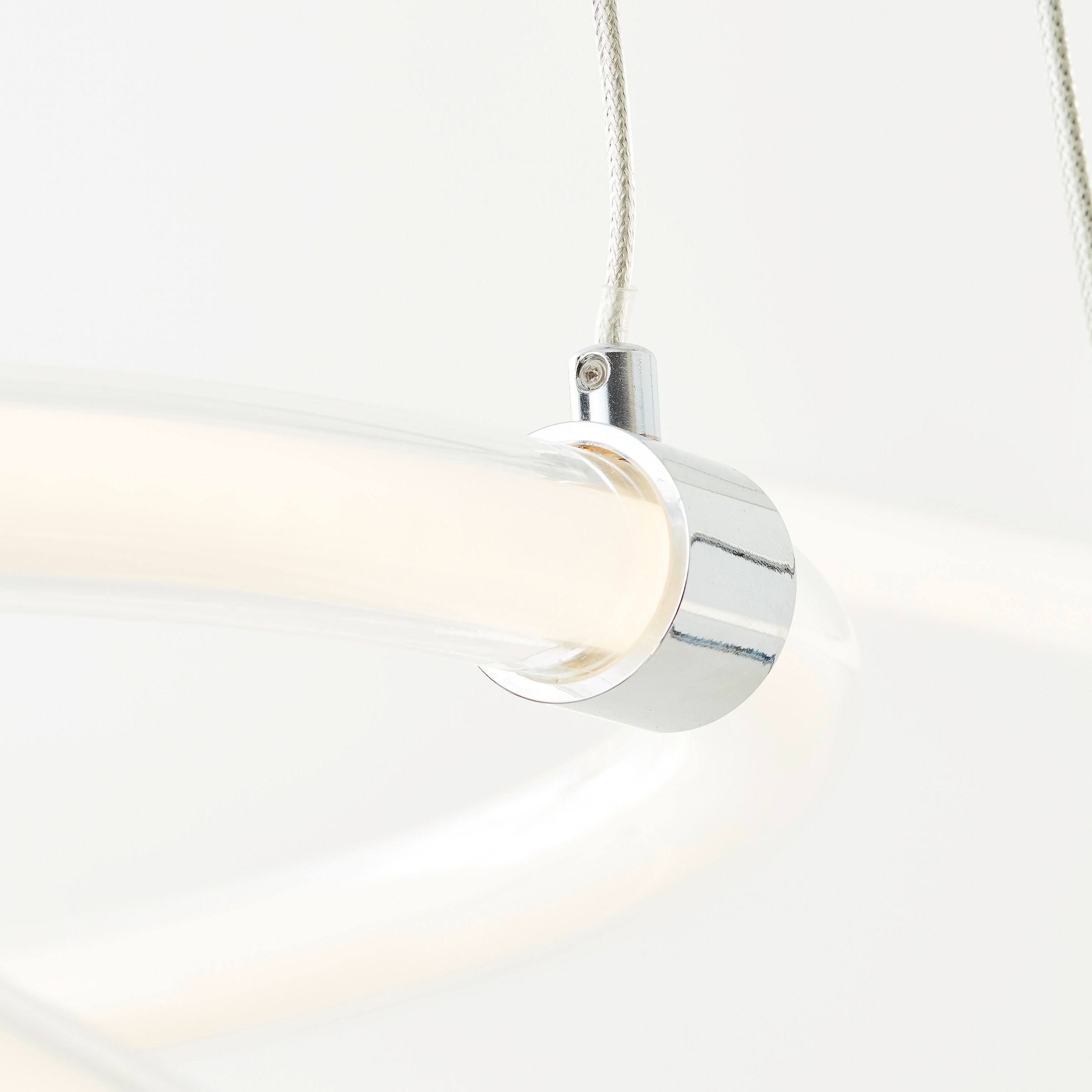 Brilliant LED Pendelleuchte »Poolen«, 8000 lm, Ø 79 cm, Aluminium/Kunststoff, chromfarben
