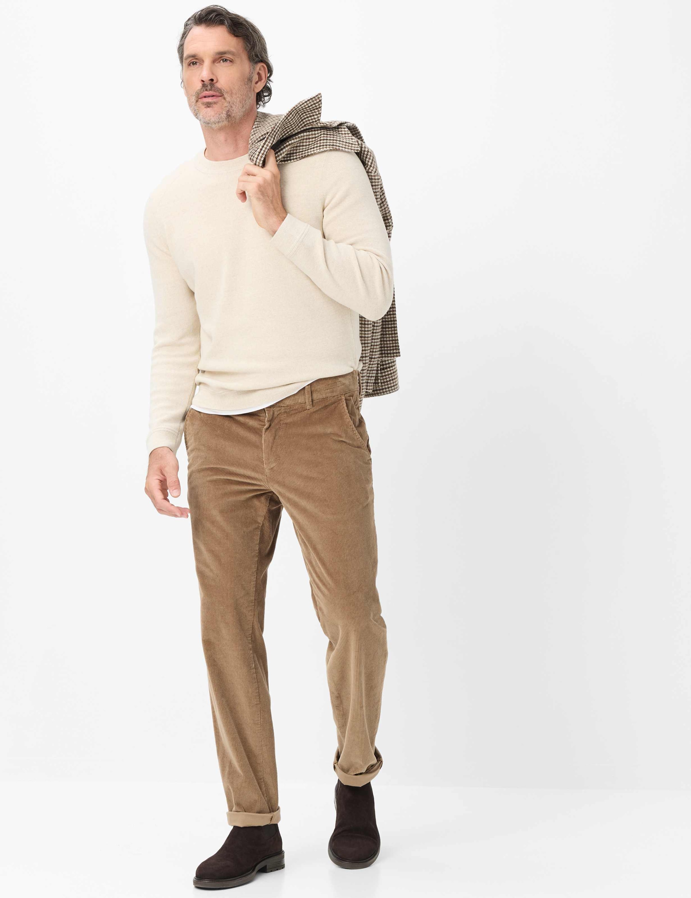 EUREX by BRAX Chinohose »Style THILO«  Cord: Flatfronthose im Regular Fit