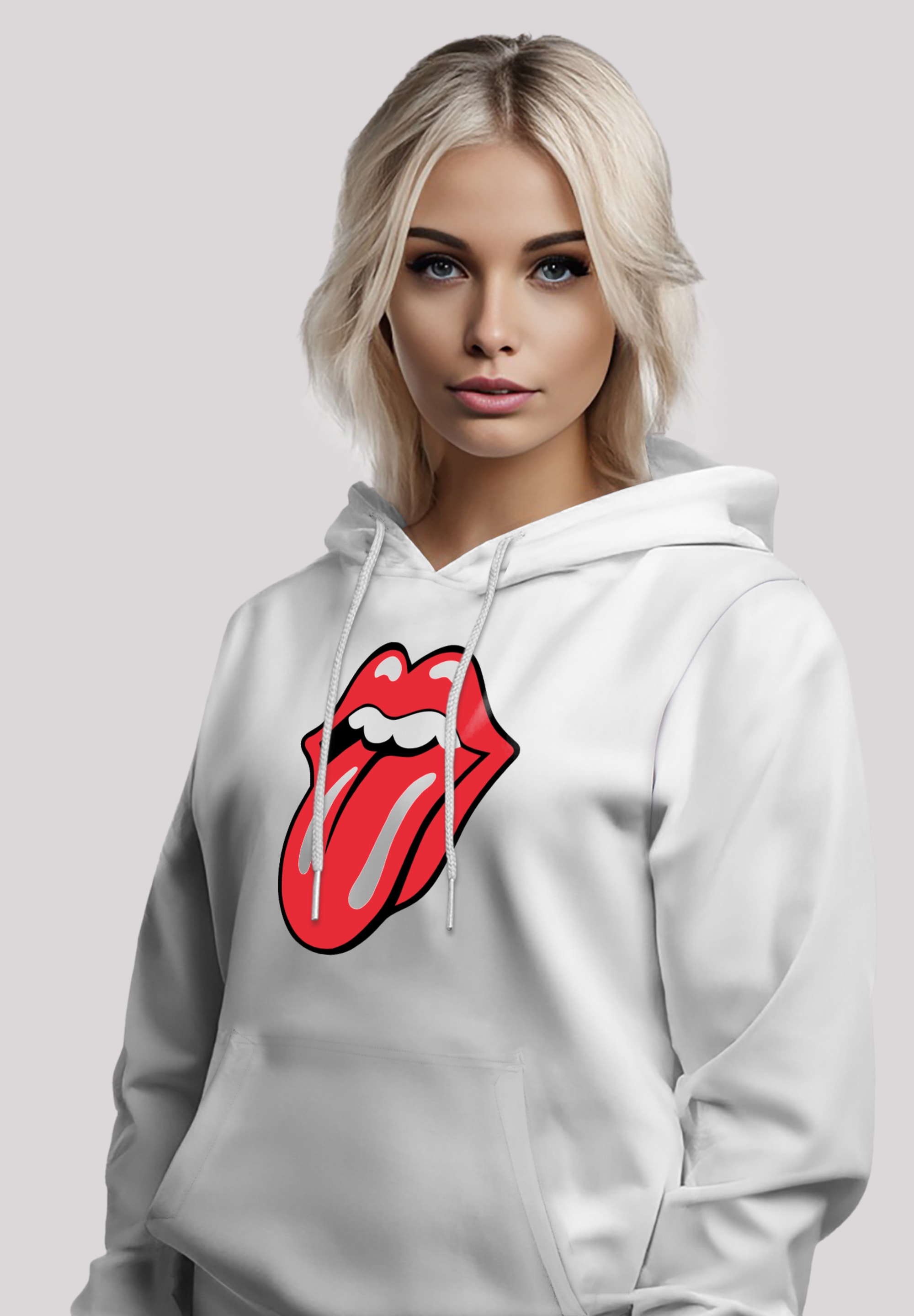 F4NT4STIC Kapuzenpullover »The Rolling Stones Classic Zunge Rock Musik Band« Hoodie, Warm, Bequem