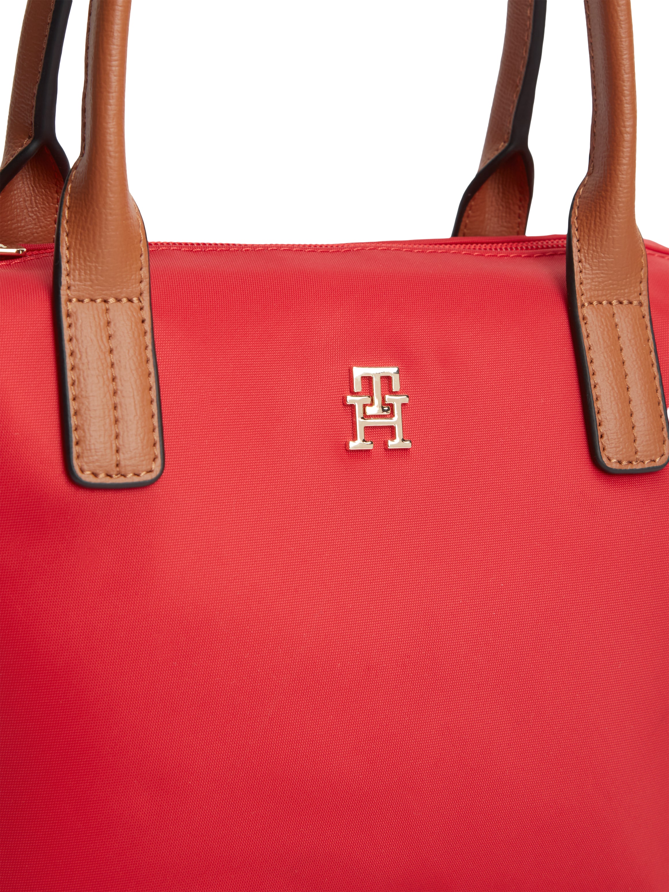 Tommy Hilfiger Tragetasche »POPETTE MINI TOTE« Damen Umhängetasche, Minibag mit abnehmbarem Umhängeriemen