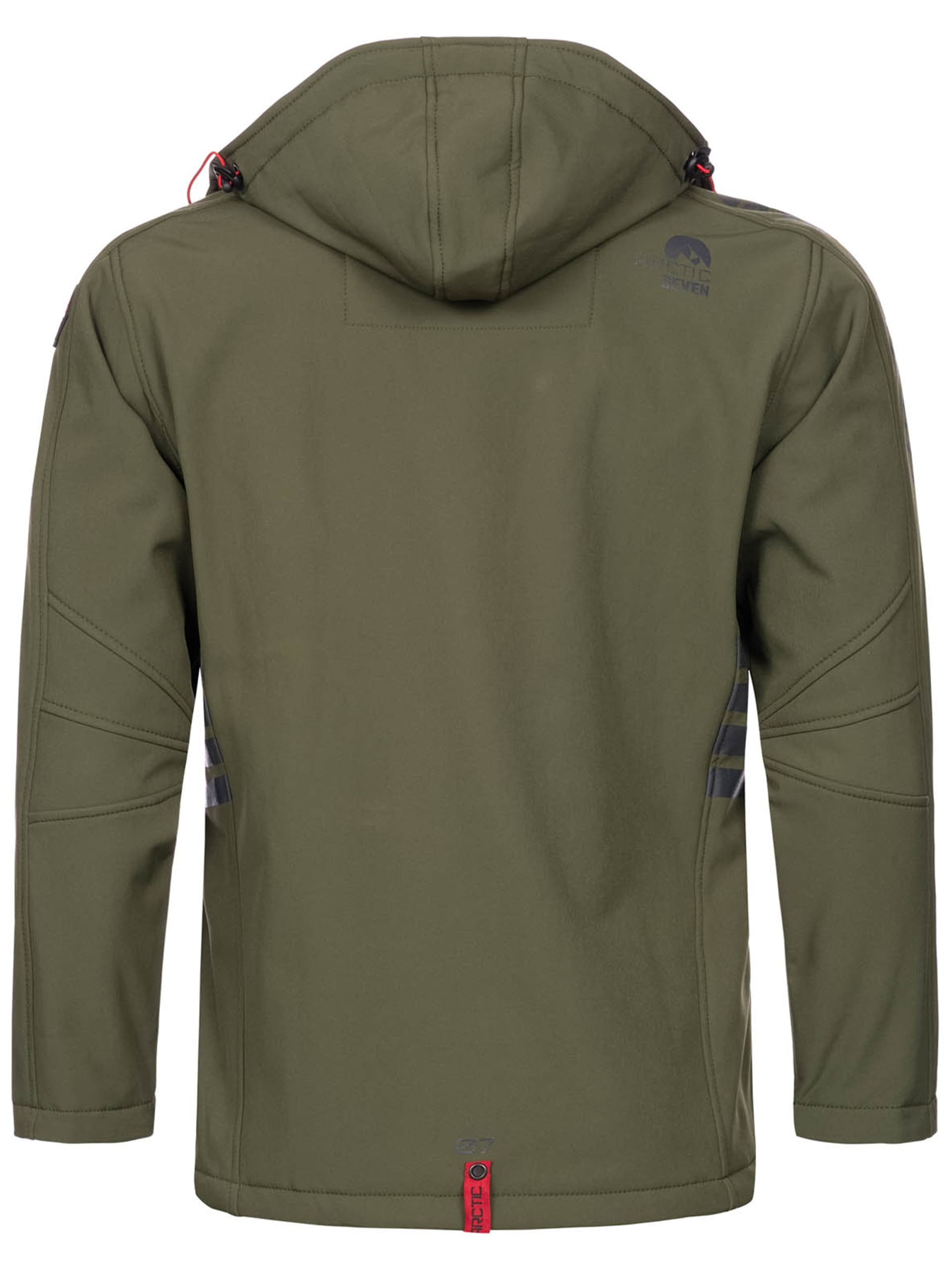 Arctic Seven Softshelljacke »ASPierr«, sportliche Outdoor Funktionsjacke mit abnehmbarer Kapuze