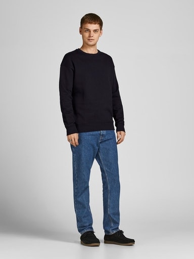 Jack & Jones Sweatshirt »JJEBRADLEY mit Rippbündchen für Alltag und Freizeit«, mit Rippbündchen