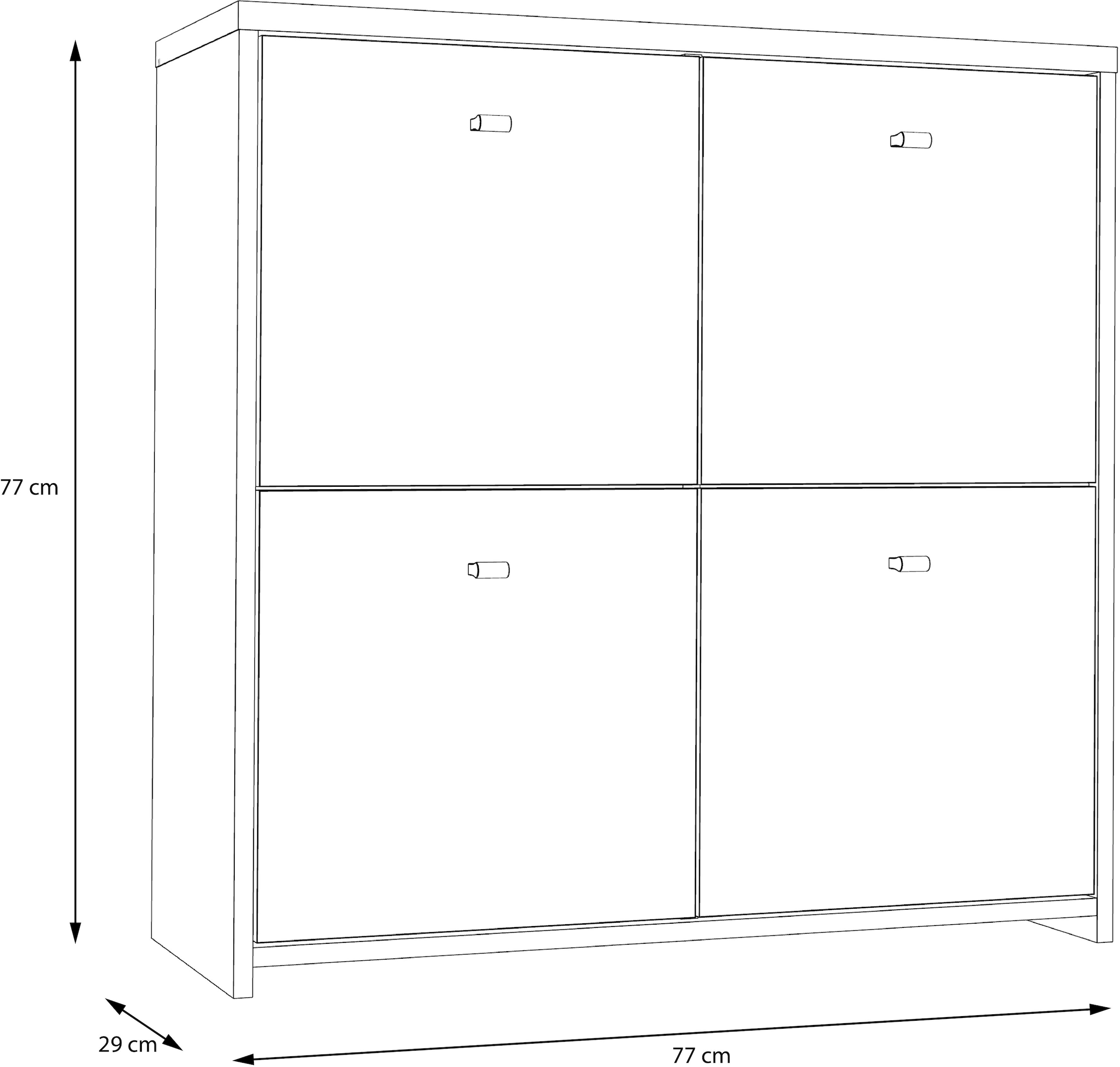 FORTE Kommode »CHEST«, Breite ca. 77 cm