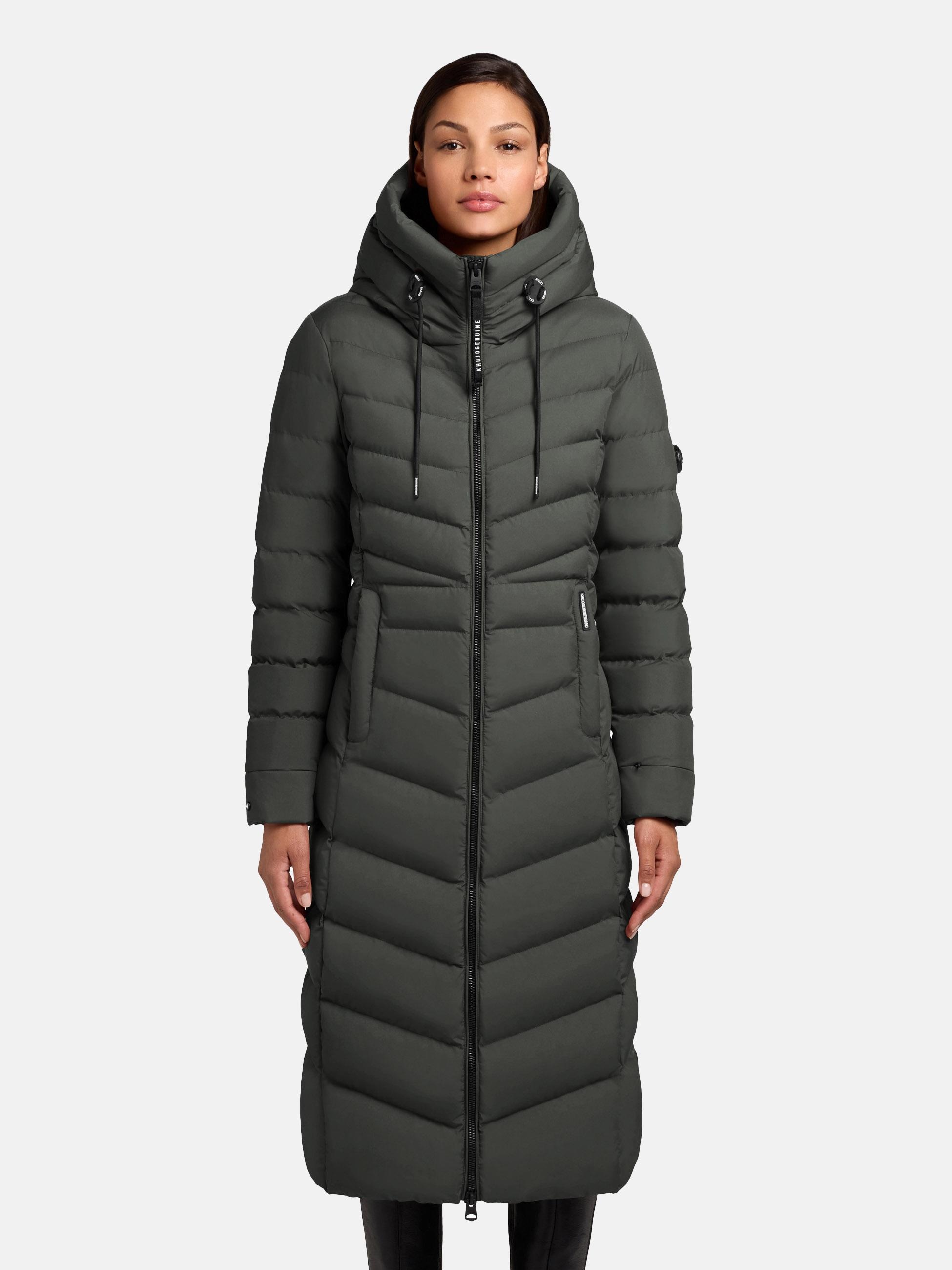khujo Steppmantel "Ingram4-YM", Langer Damen Winterpmantel mit hohem Kragen günstig online kaufen