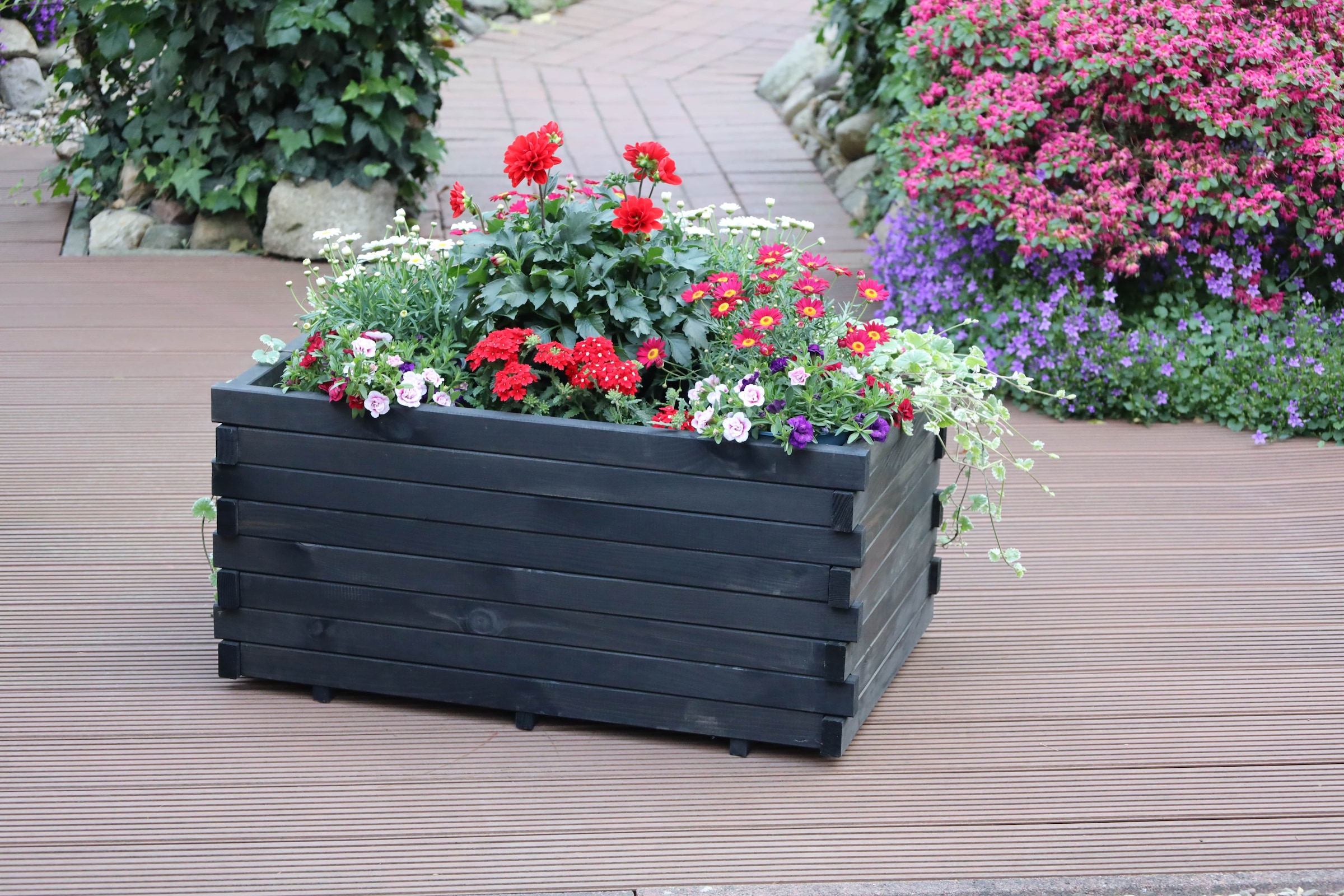 promadino Blumenkasten »Siena«, BxTxH: 80x50x39 cm