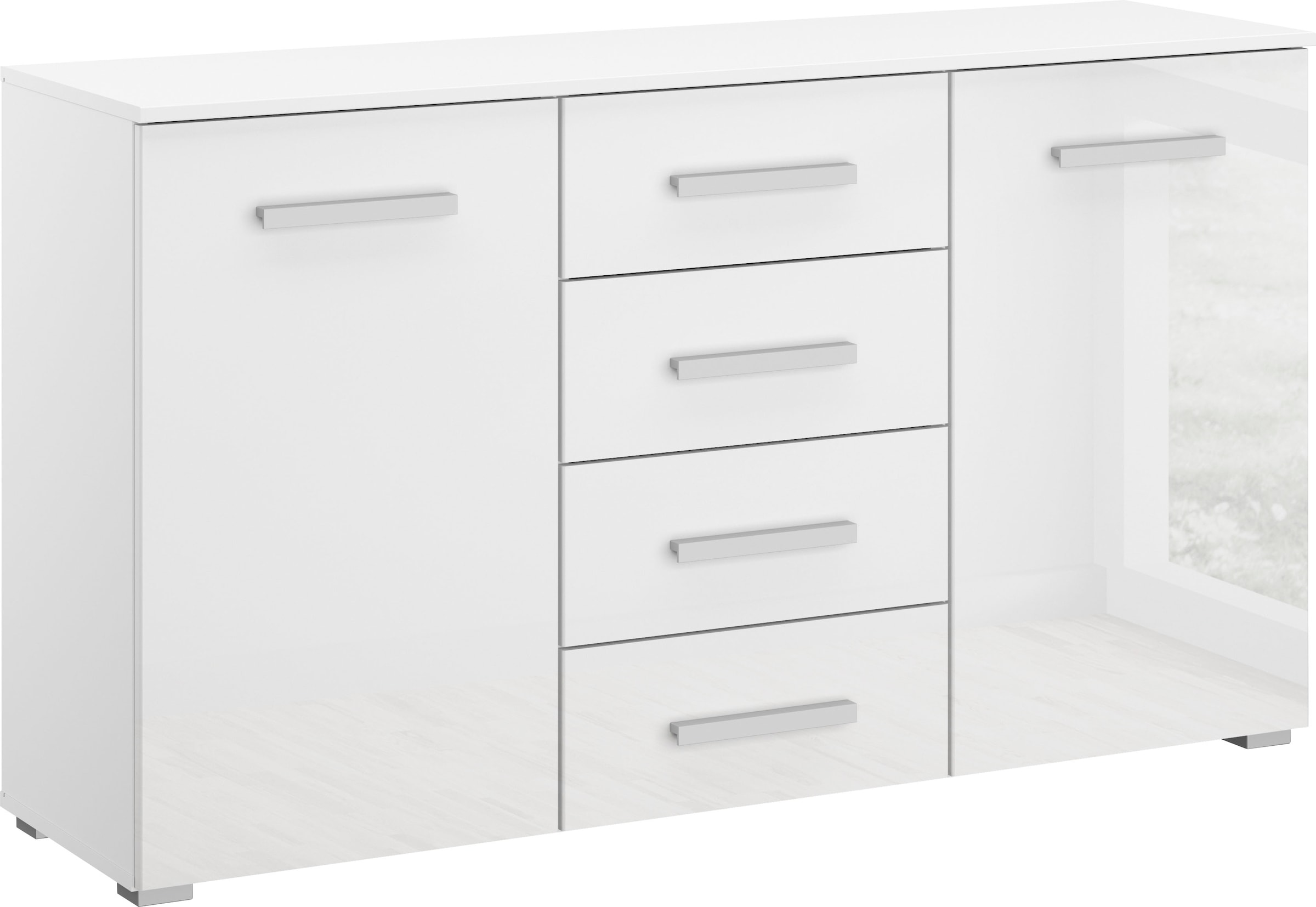 rauch Schubkastenkommode »Sideboard Kommode Kombikommode KOLUNA mit Hochglanzfront«, mit 4...