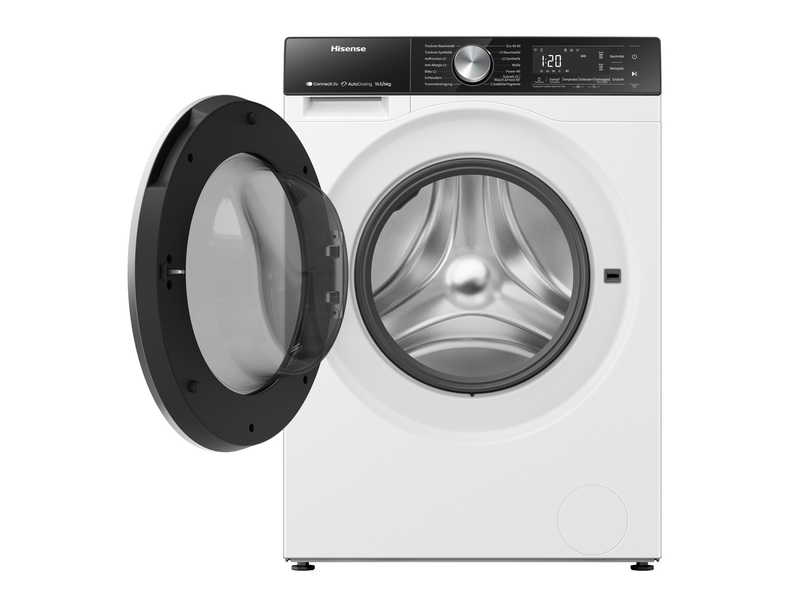 Hisense Waschtrockner "WD5S1045BW" 10,5 /6 72 10,5kg/ 6kg günstig online kaufen