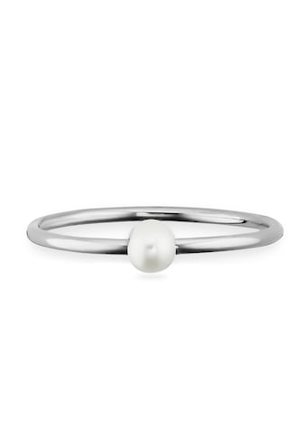 CAÏ Fingerring »925/- Sterling Silber rhodiniert Perle«, Ring kaufen