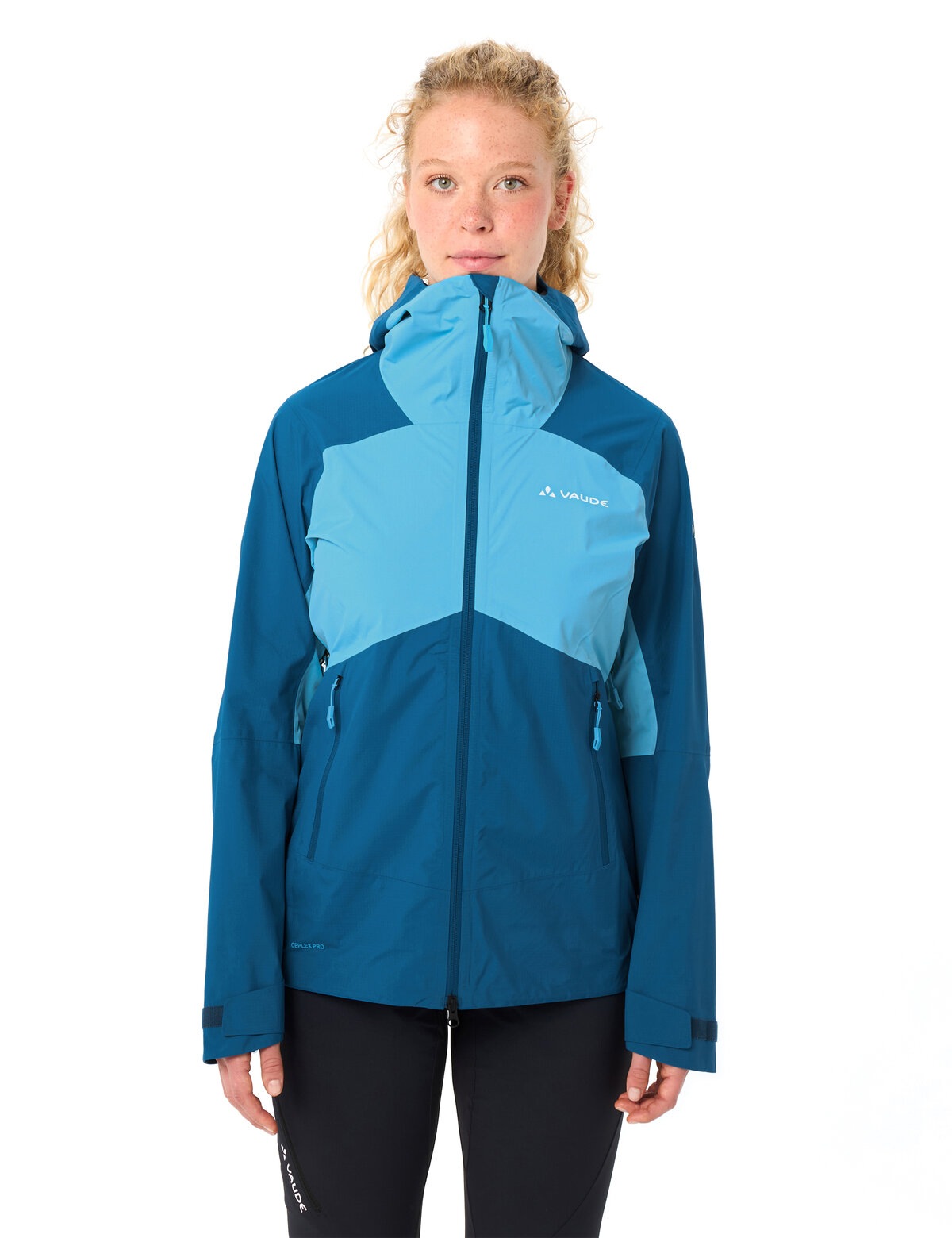 VAUDE Regenjacke "WOMENS SIMONY 2,5L JACKET V" mit Kapuze für Wandern und T günstig online kaufen