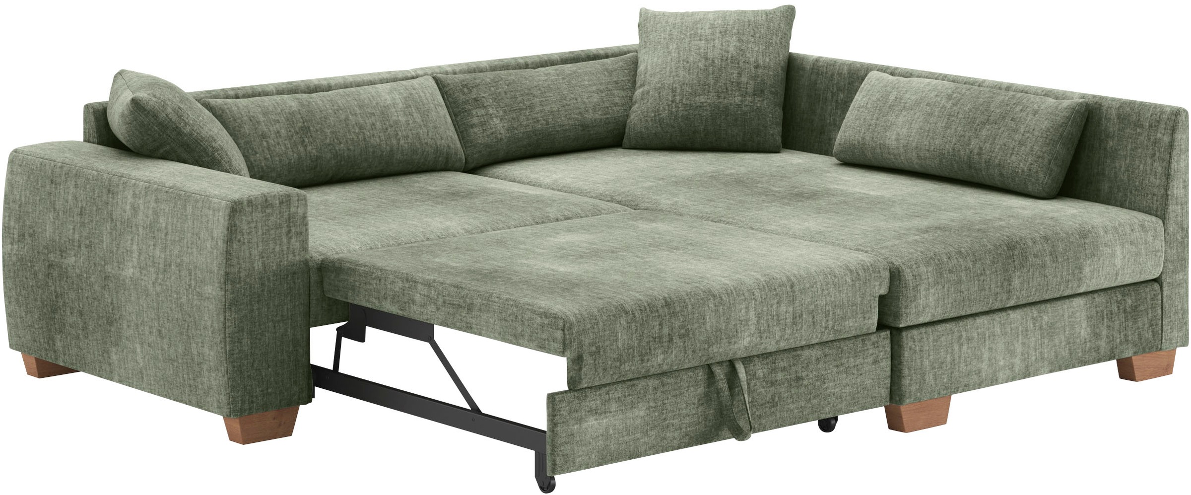 Thumbnail - Mr. Couch Ecksofa "Helena L-Form, bis 140 kg belastbar", mit Taschenfederkern, wahlweise mit Bettfunktion