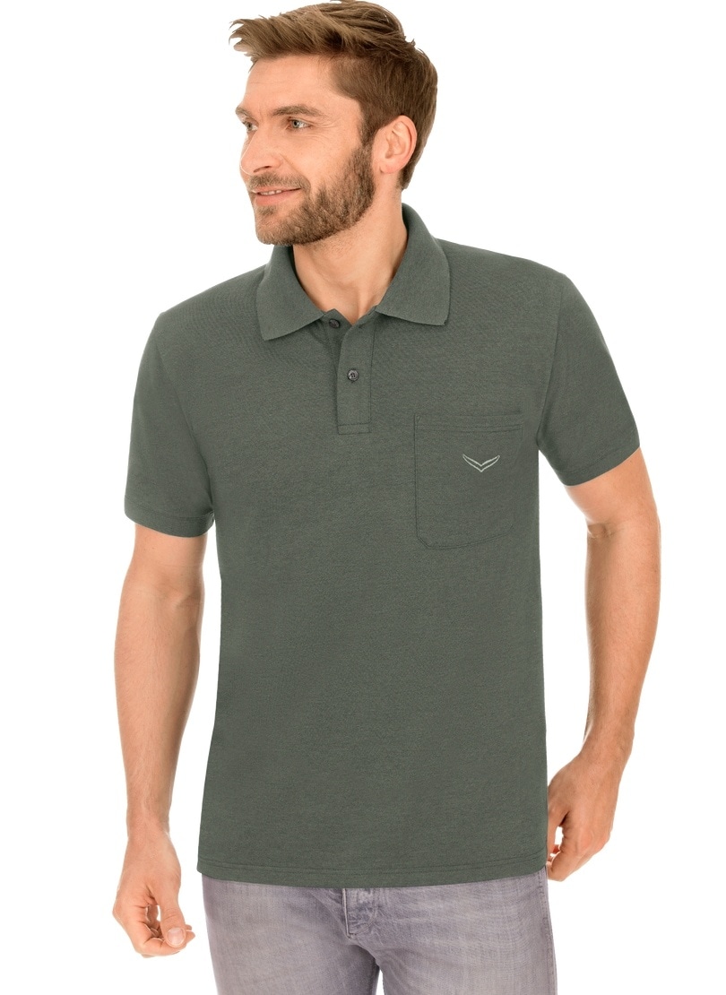 Trigema Poloshirt »TRIGEMA Polohemd mit Brusttasche« ▷ kaufen | BAUR